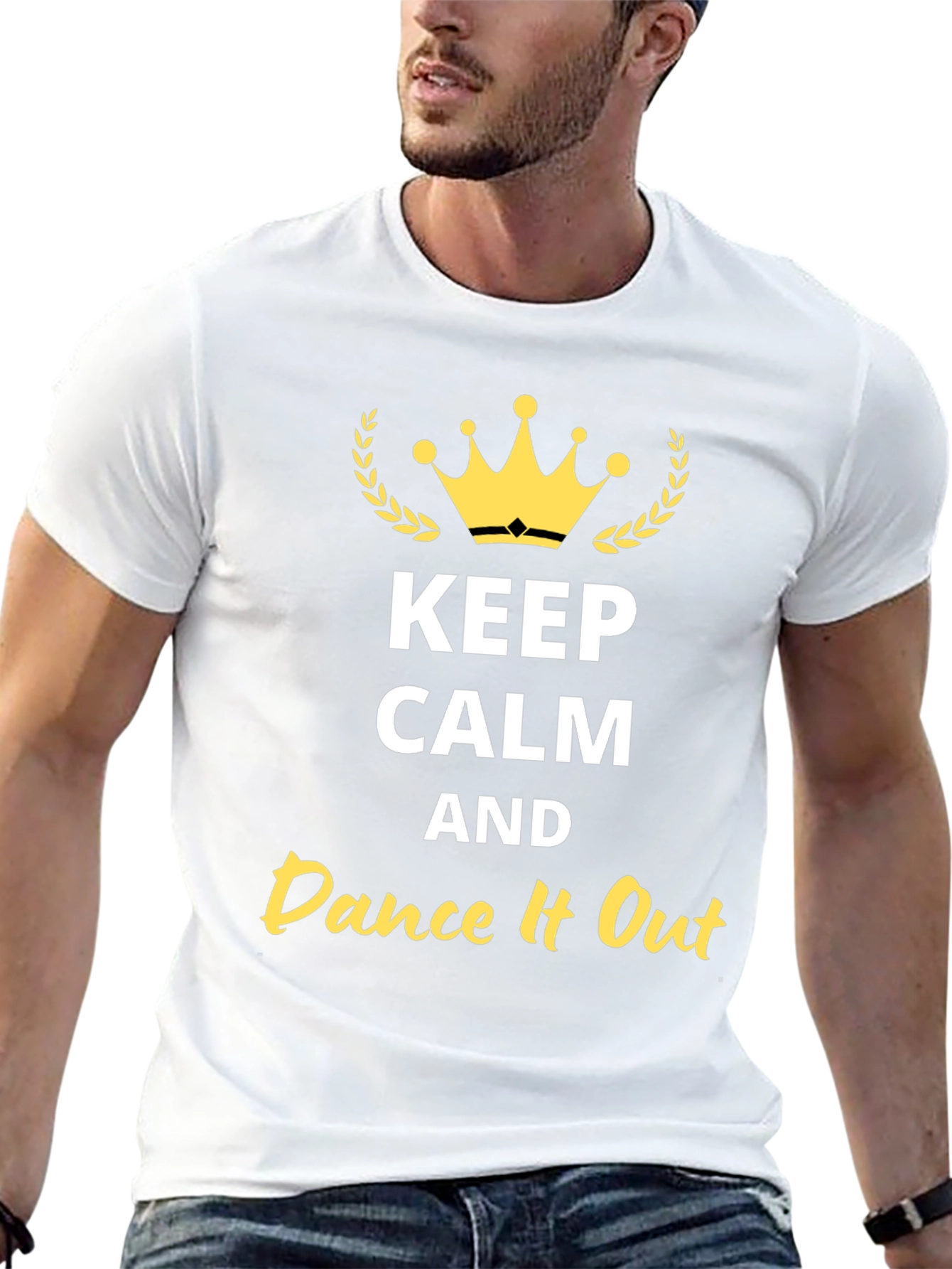 Keep Calm and Dance It Out Black T-Shirt
