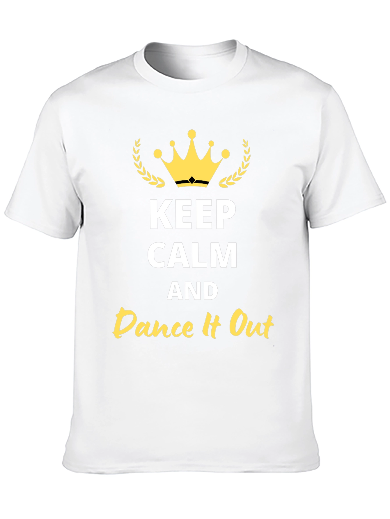 Keep Calm and Dance It Out Black T-Shirt