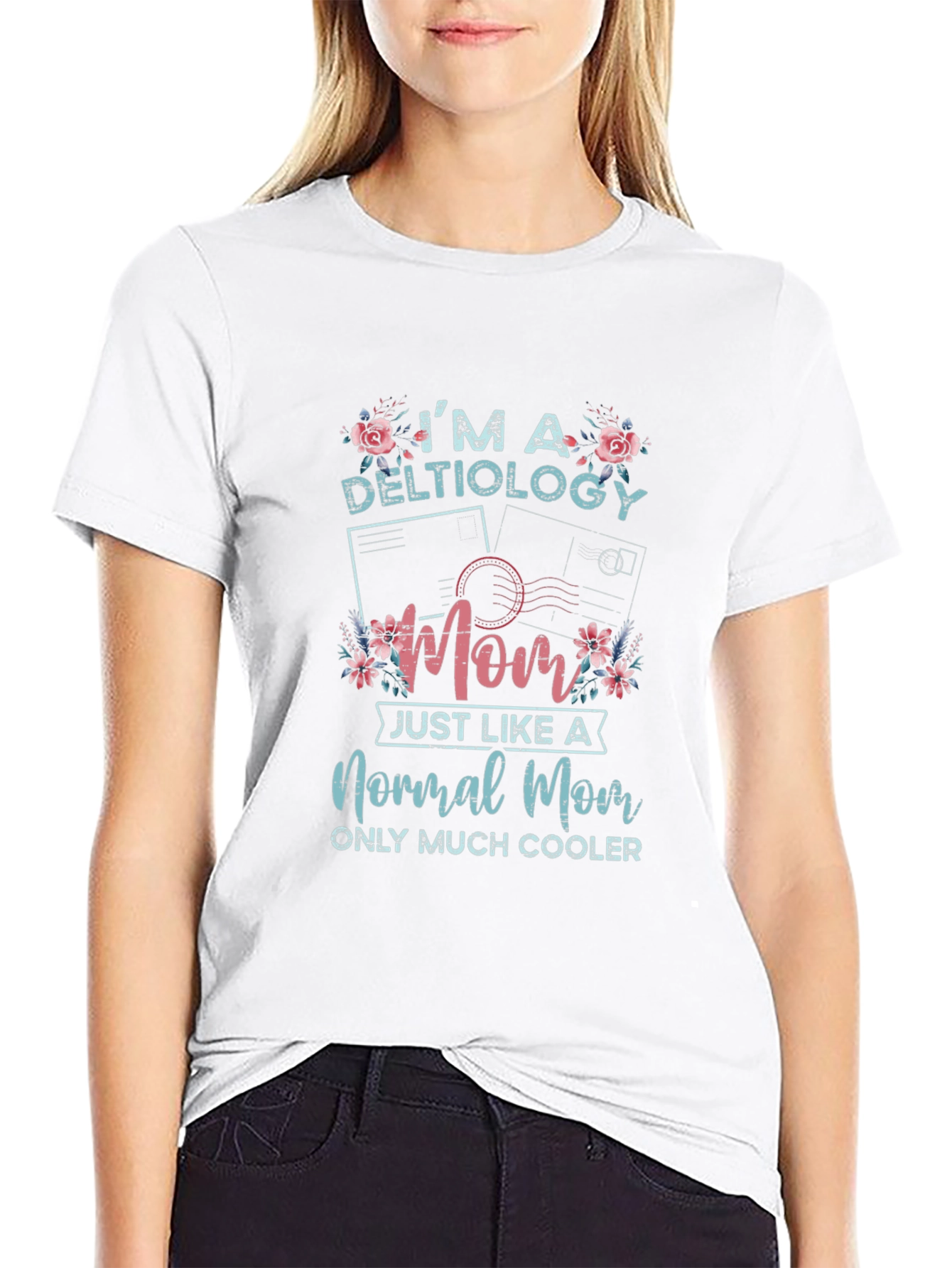 Deltiology Mom T-Shirt: Cool Postcard Collector Tee