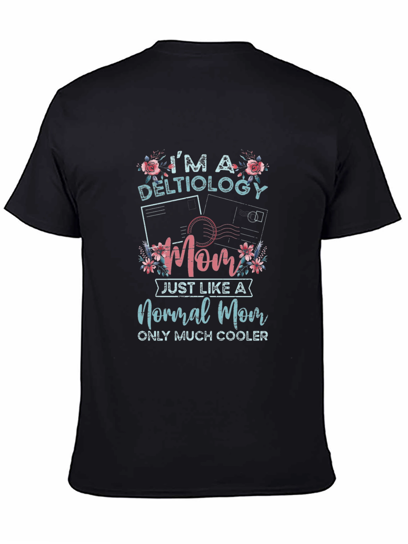 Deltiology Mom T-Shirt: Cool Postcard Collector Tee