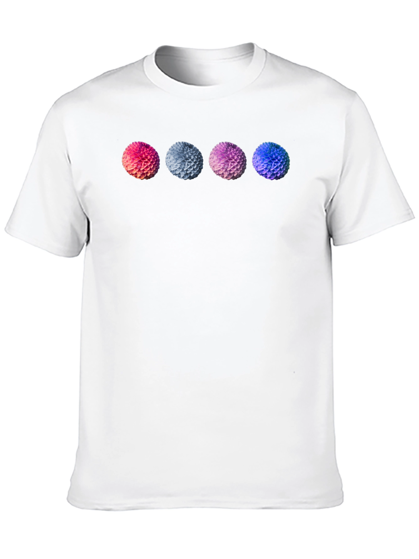 Floral Sphere T-Shirt - Graphic Print Tee