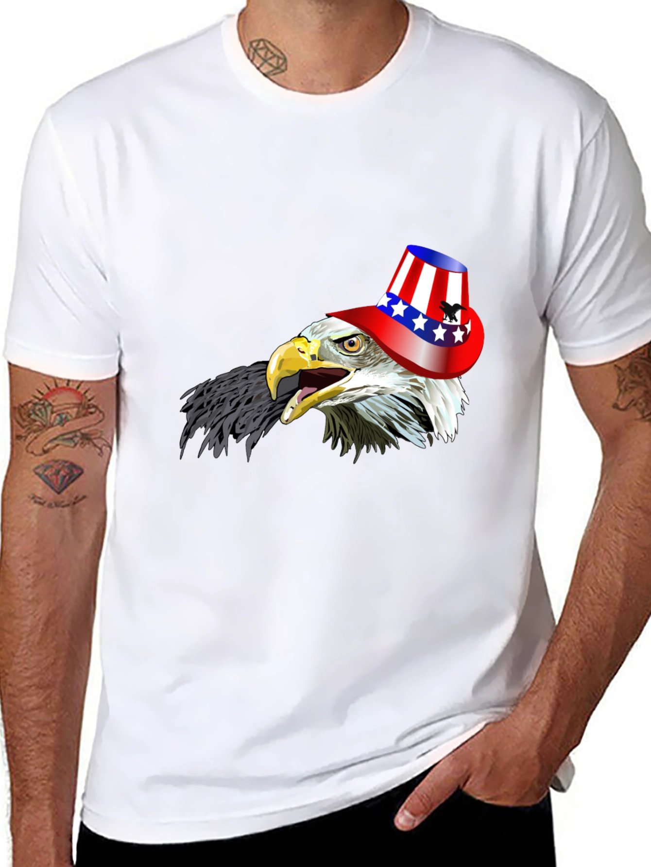 Patriotic Eagle T-Shirt - American Pride