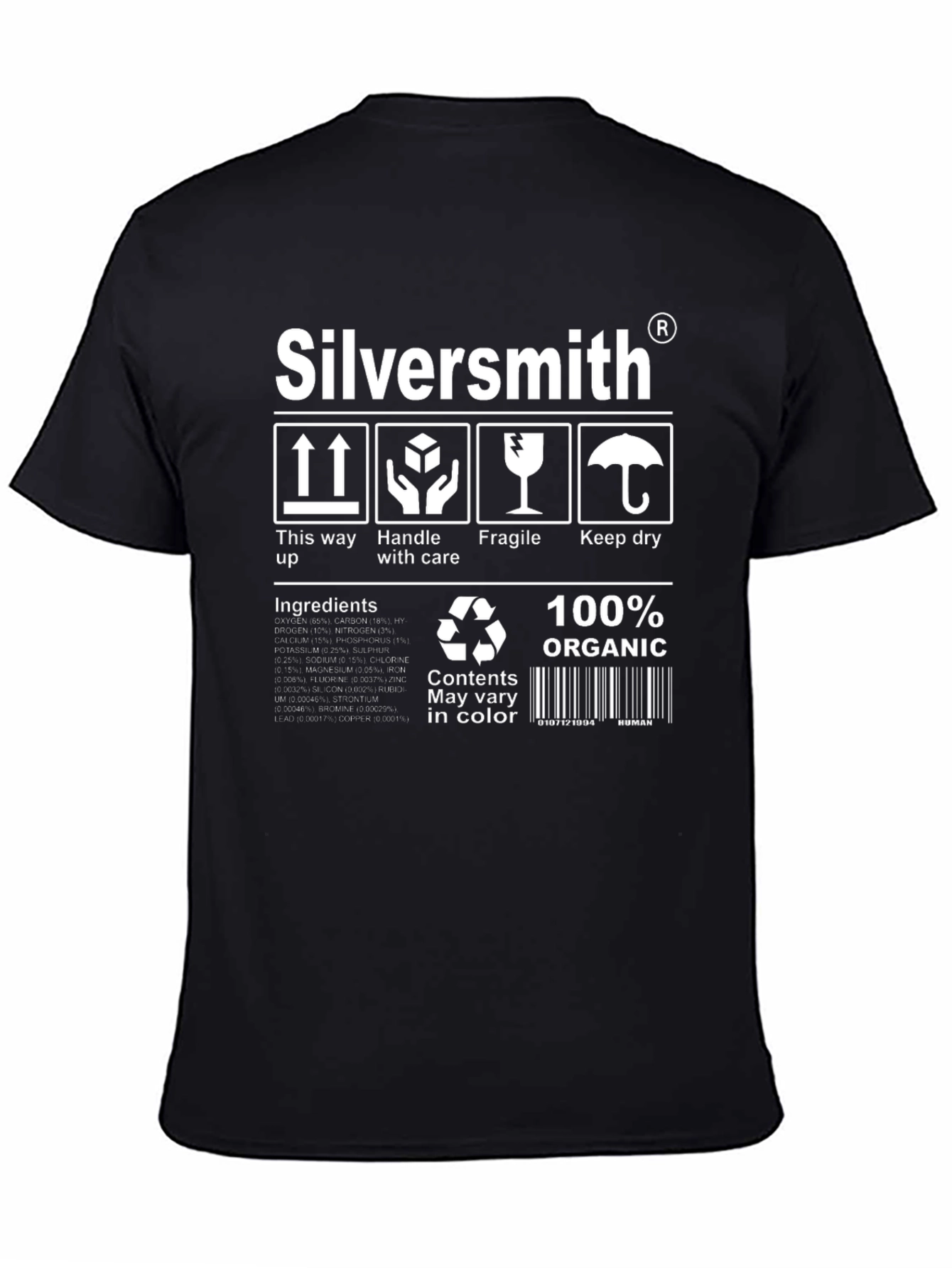 Silversmith Organic Label T-Shirt