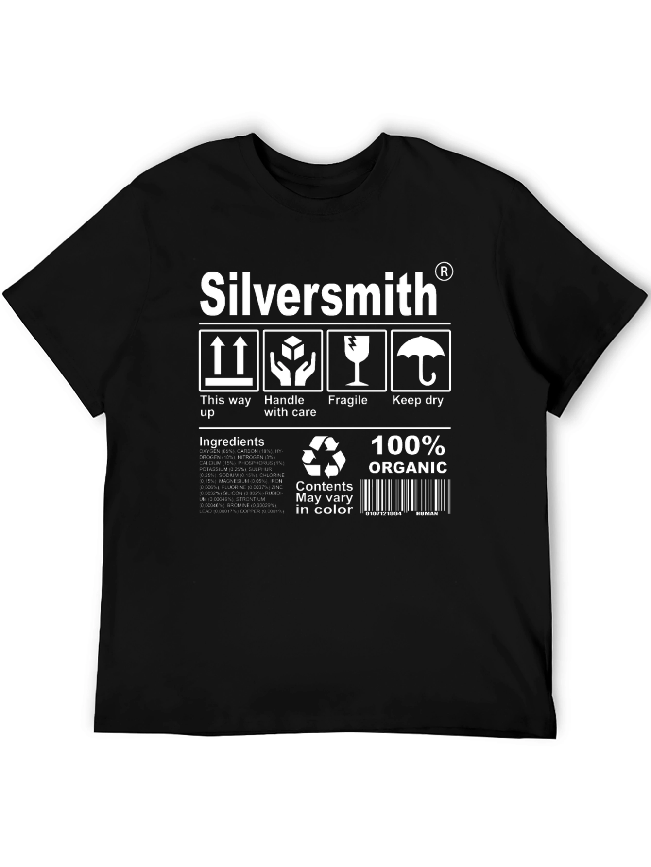 Silversmith Organic Label T-Shirt