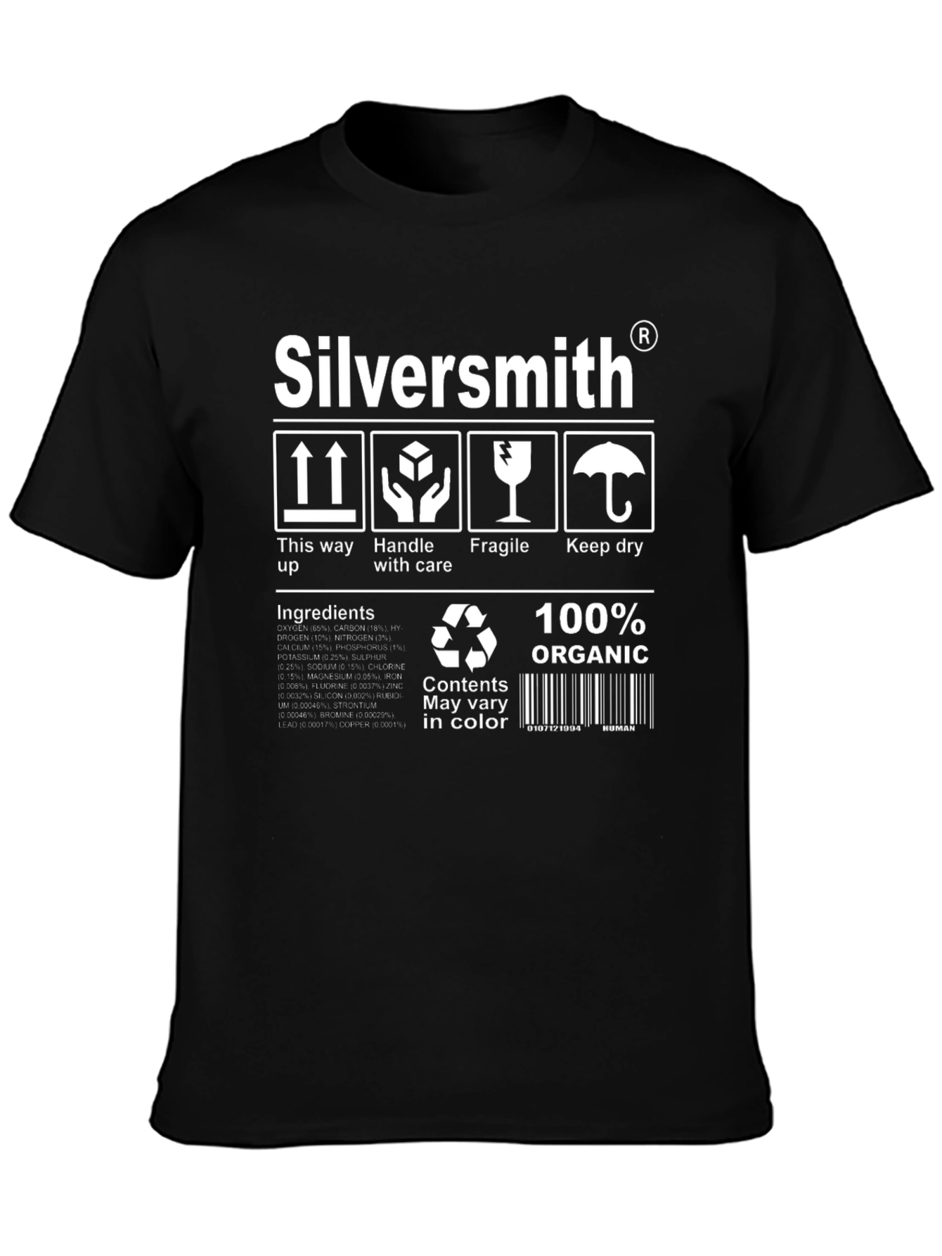 Silversmith Organic Label T-Shirt