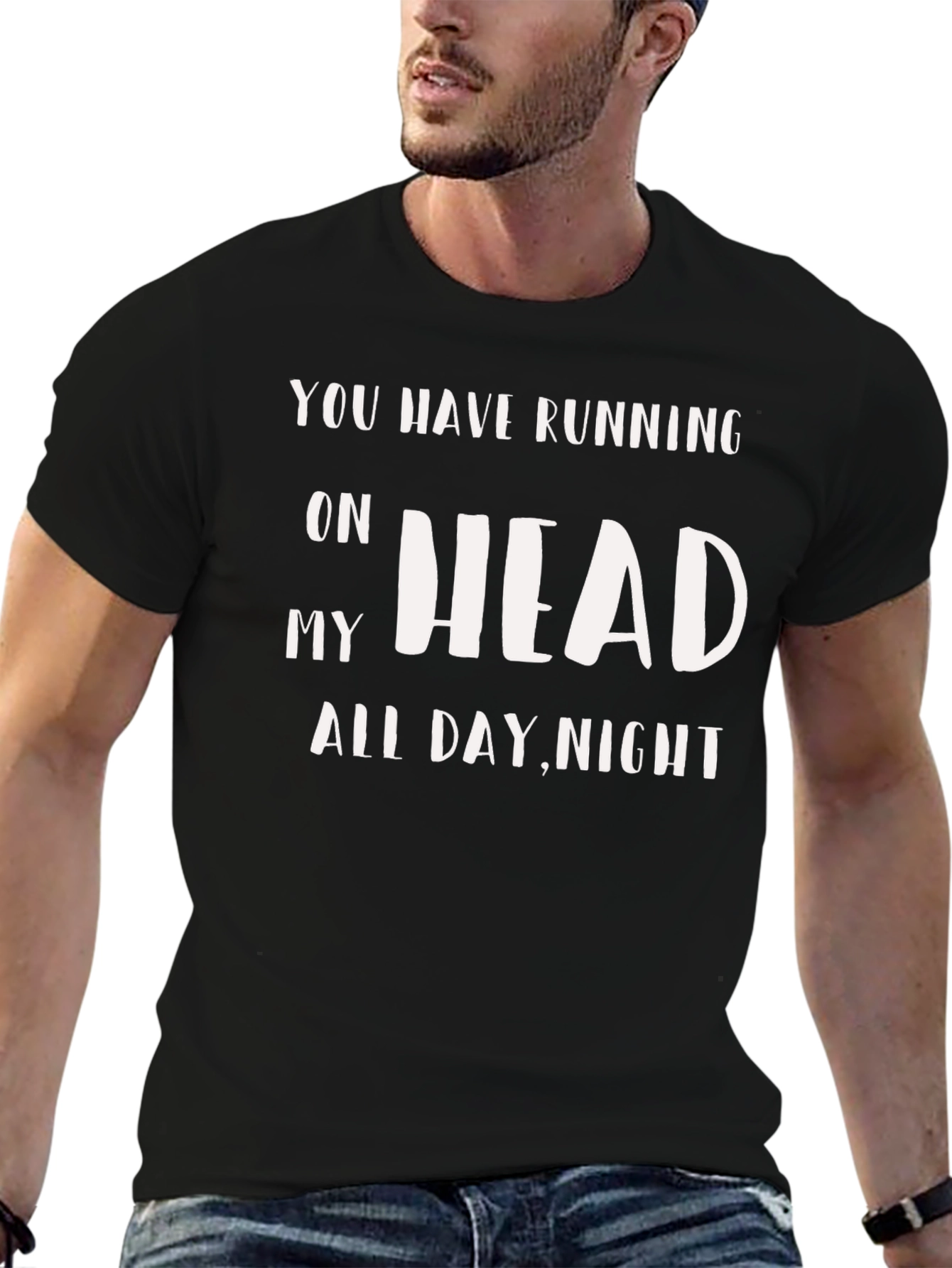 Running On My Head All Day Night T-Shirt