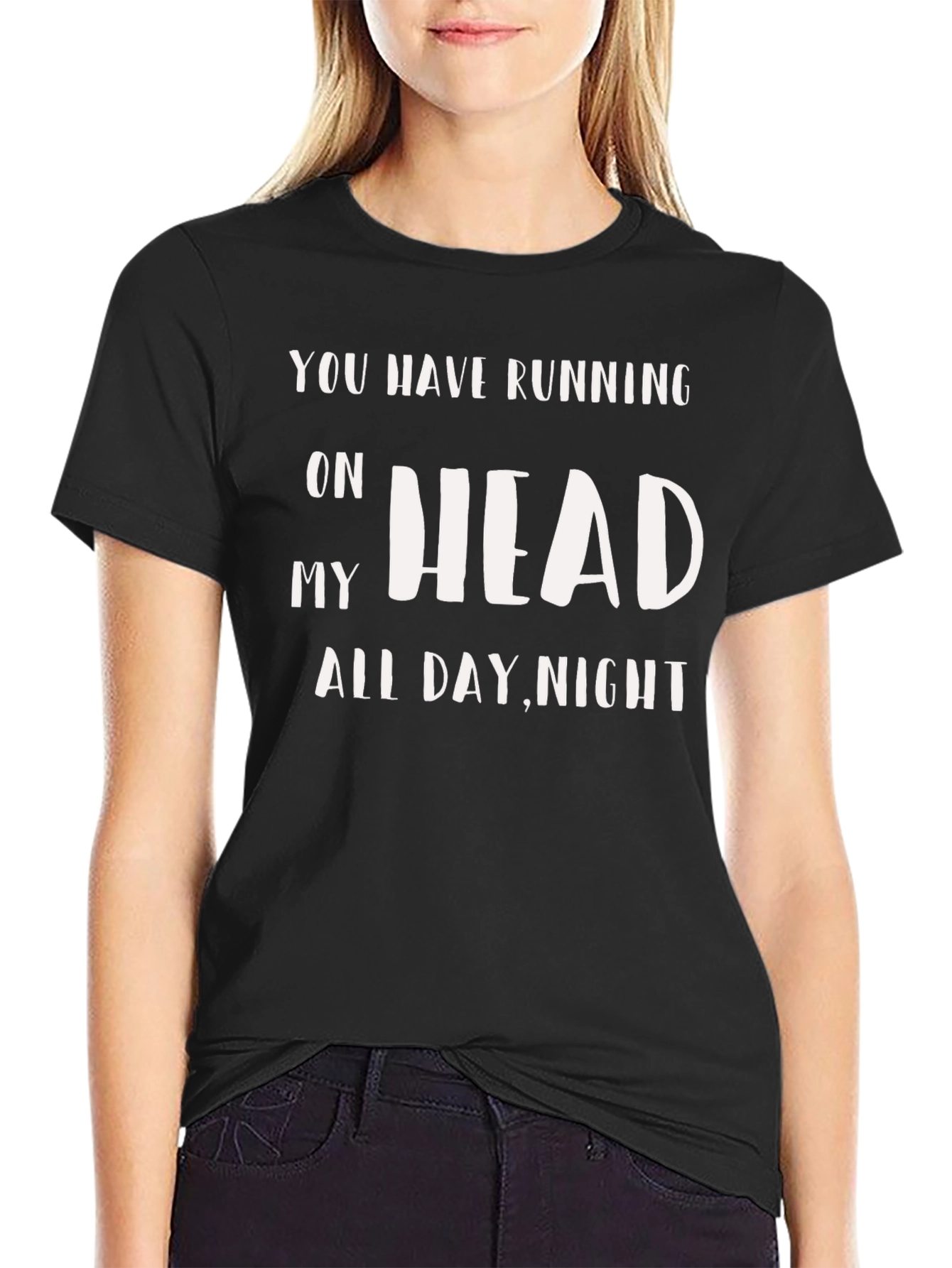 Running On My Head All Day Night T-Shirt