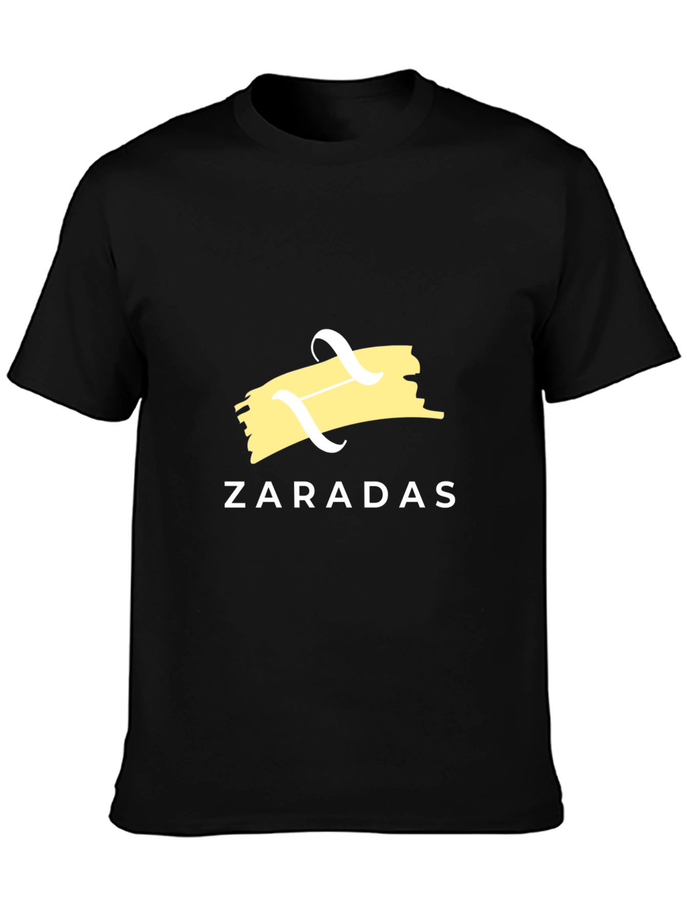 Zaradas Graphic Print Black T-Shirt