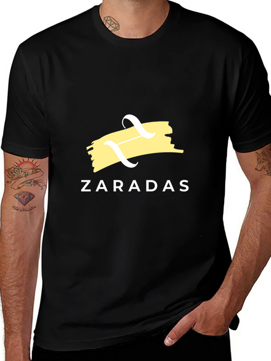 Zaradas Graphic Print Black T-Shirt