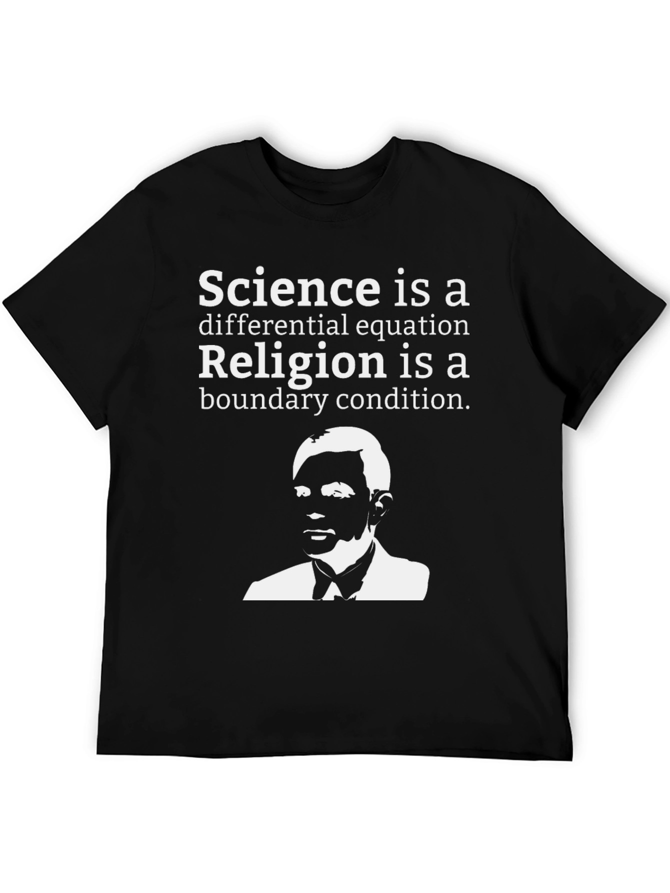 Science vs. Religion T-Shirt - Equation Design