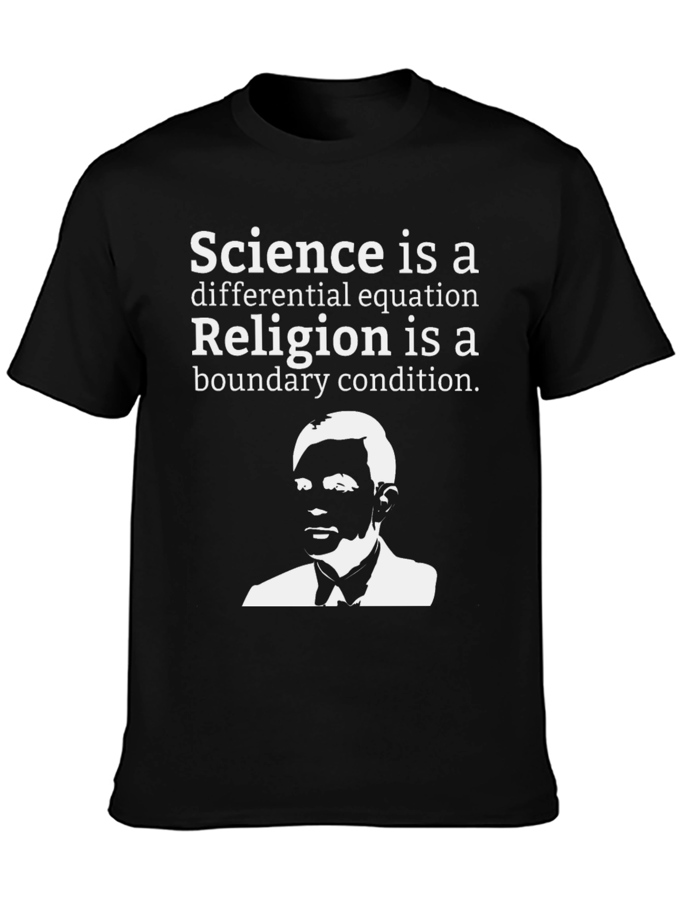 Science vs. Religion T-Shirt - Equation Design