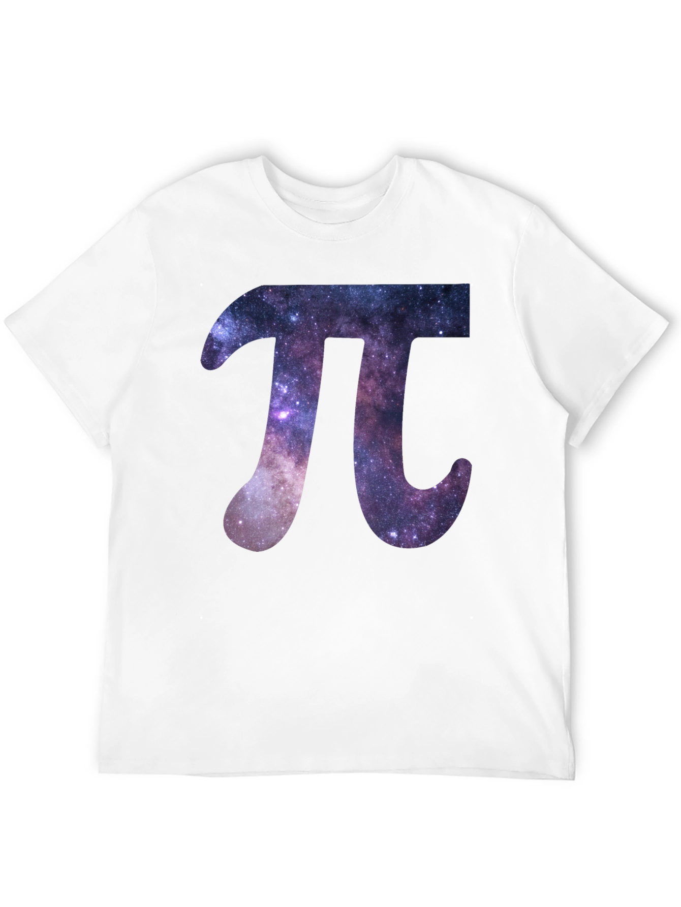 Cosmic Pi Symbol Black T-Shirt