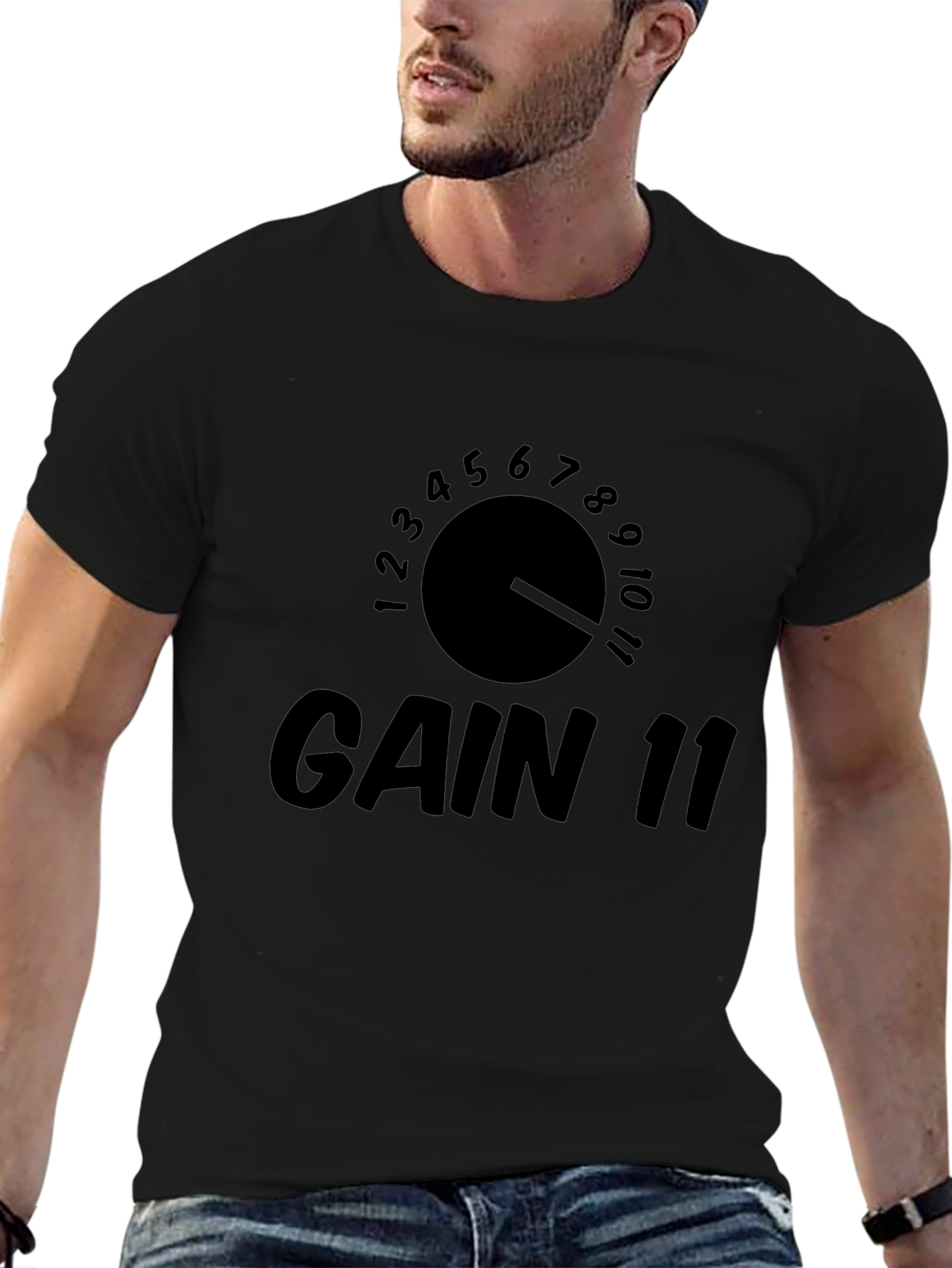 Gain 11 Black T-Shirt