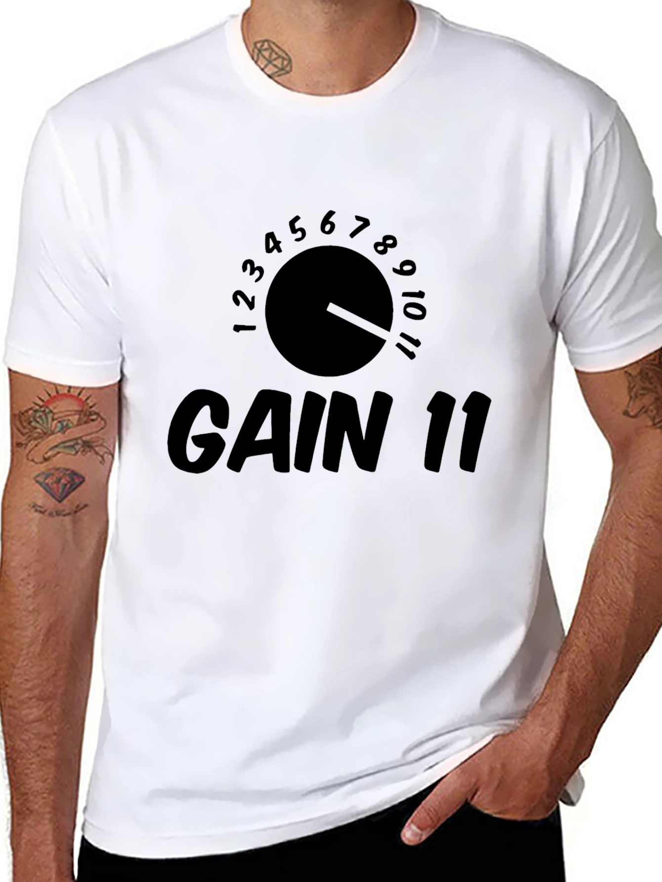 Gain 11 Black T-Shirt