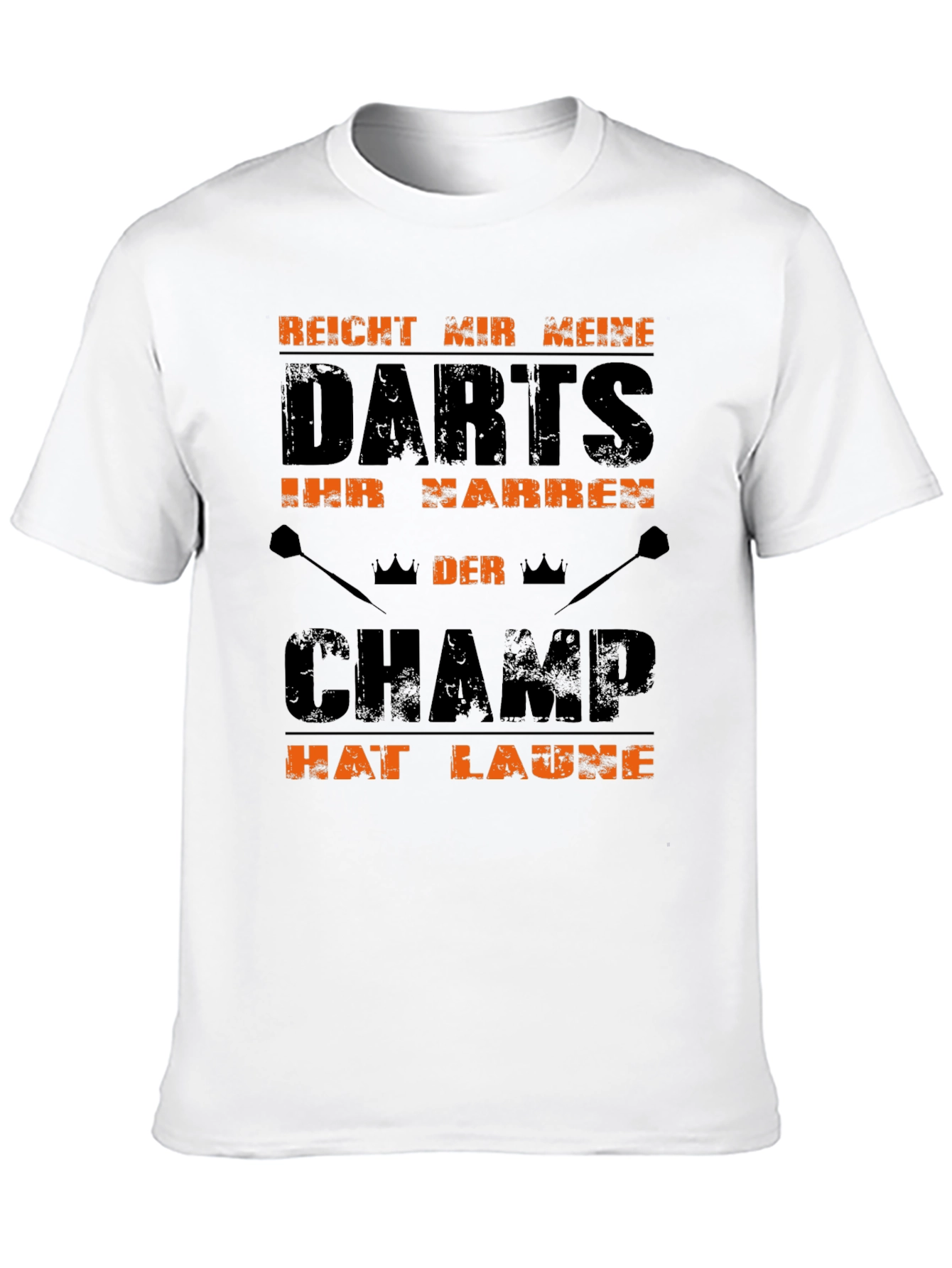 Darts Champ Graphic T-Shirt - Black