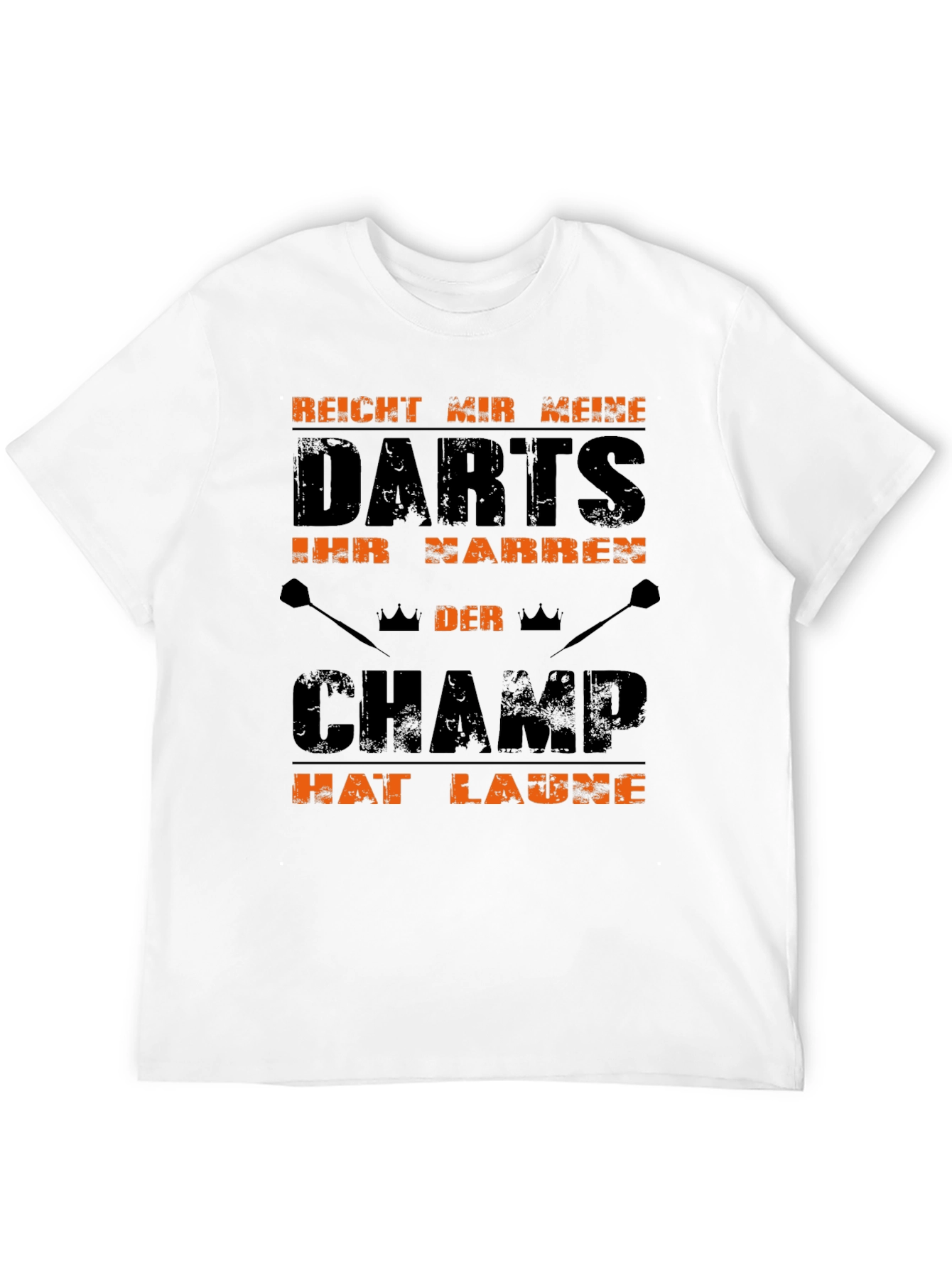Darts Champ Graphic T-Shirt - Black
