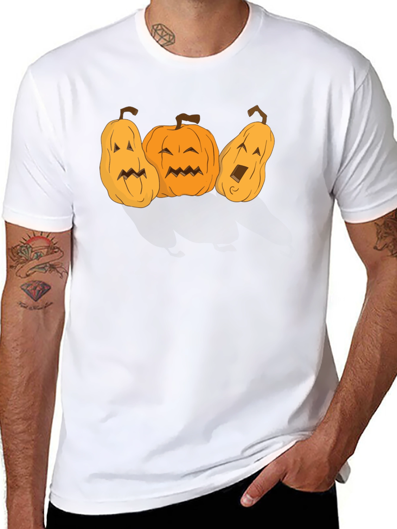 Halloween Pumpkin Face T-Shirt