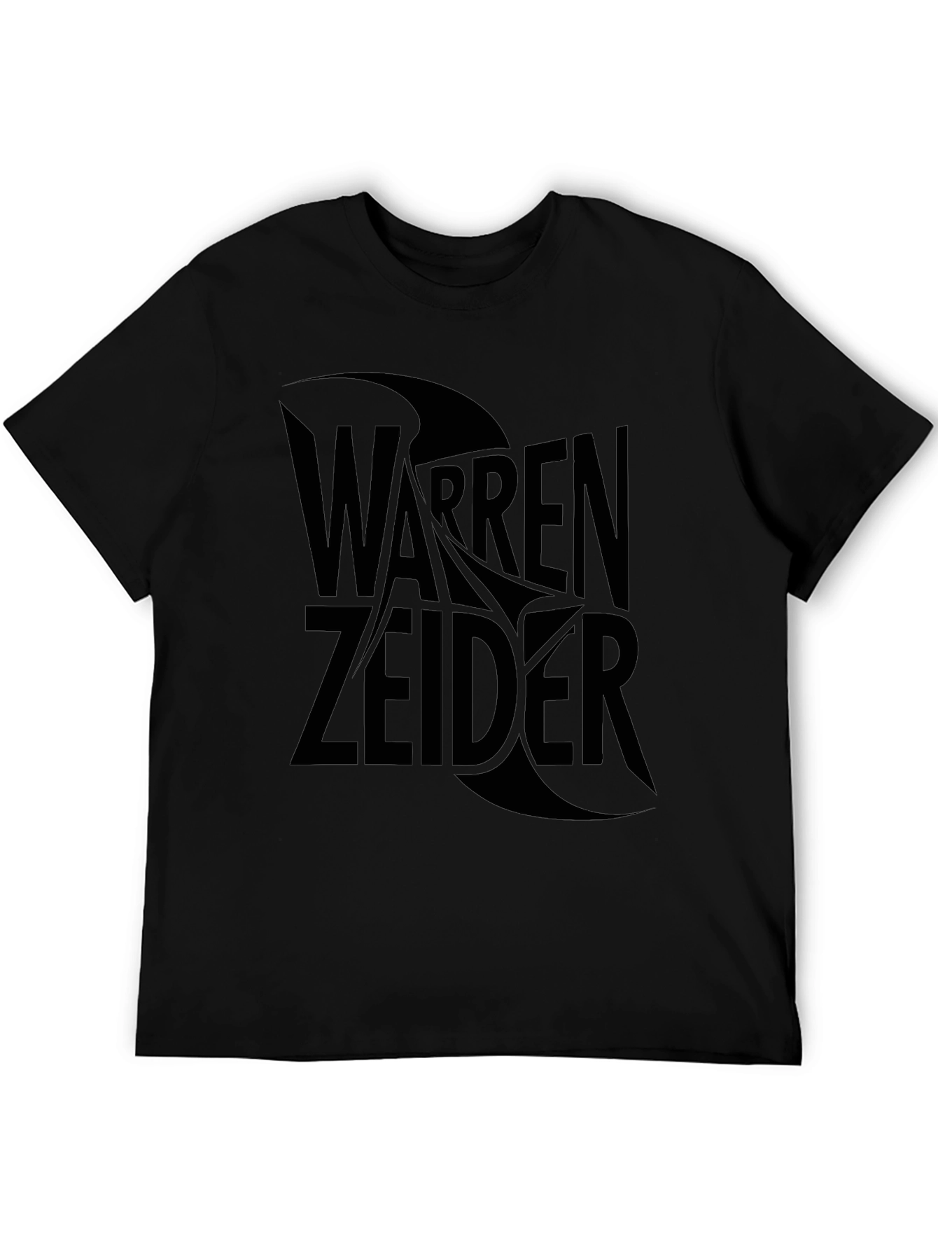 Warren Zeider Black Graphic T-Shirt