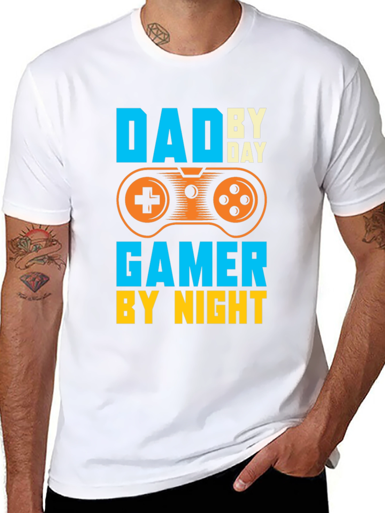 Dad Gamer Graphic T-Shirt