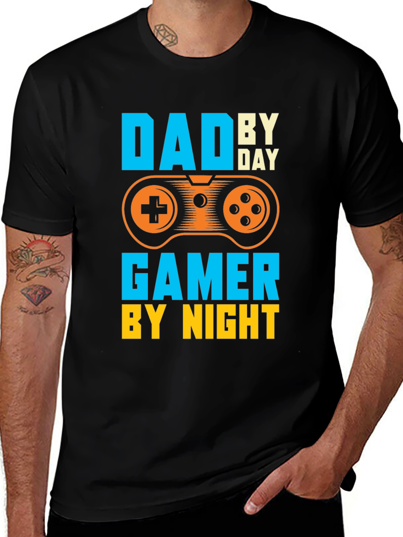 Dad Gamer Graphic T-Shirt