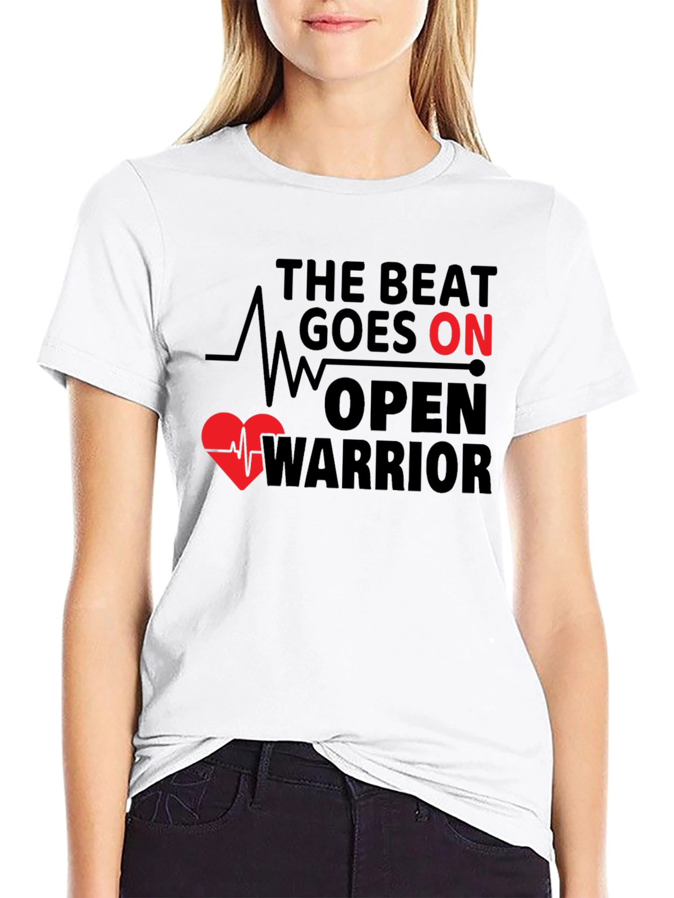 The Beat Goes On Open Warrior T-Shirt