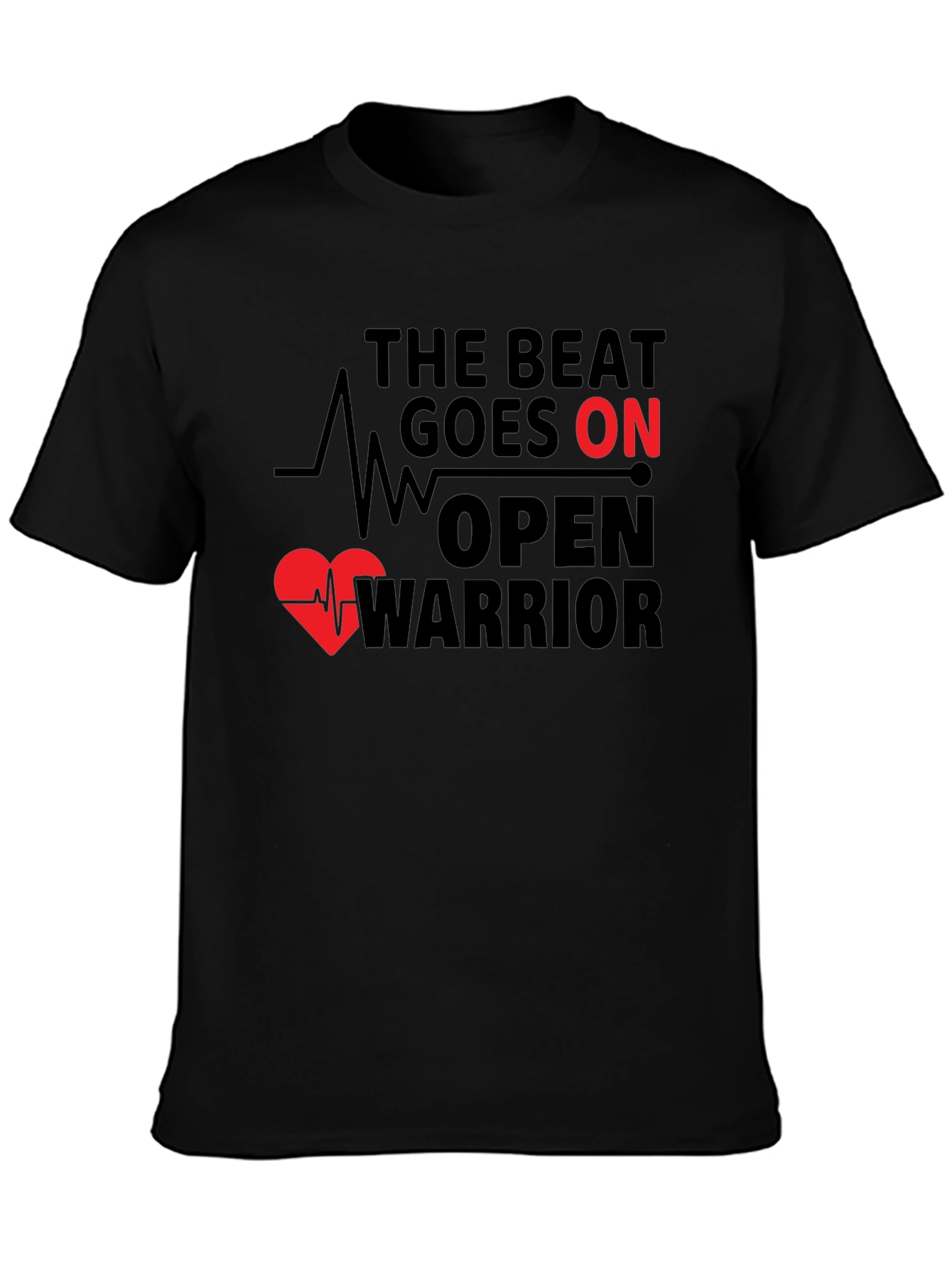 The Beat Goes On Open Warrior T-Shirt