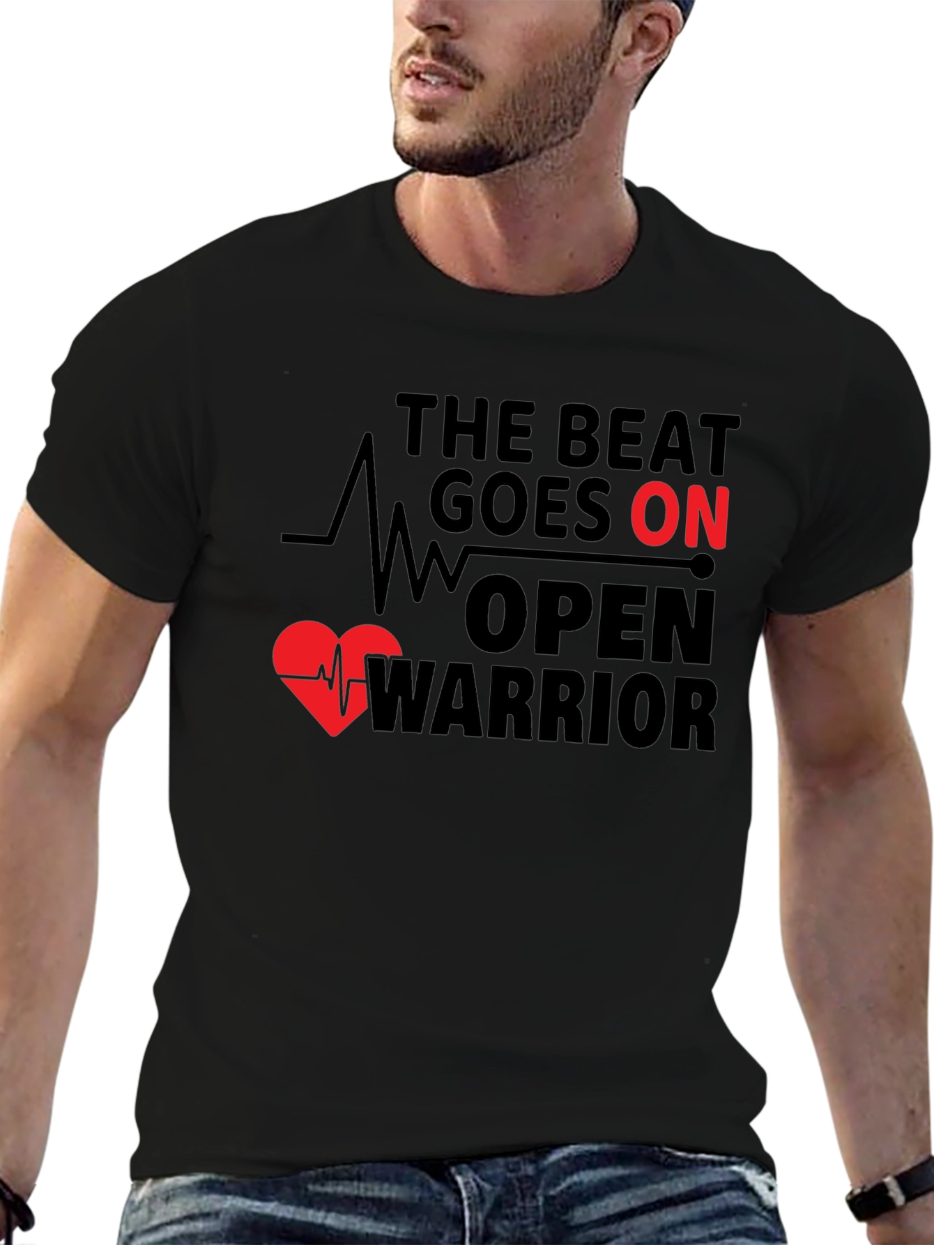 The Beat Goes On Open Warrior T-Shirt