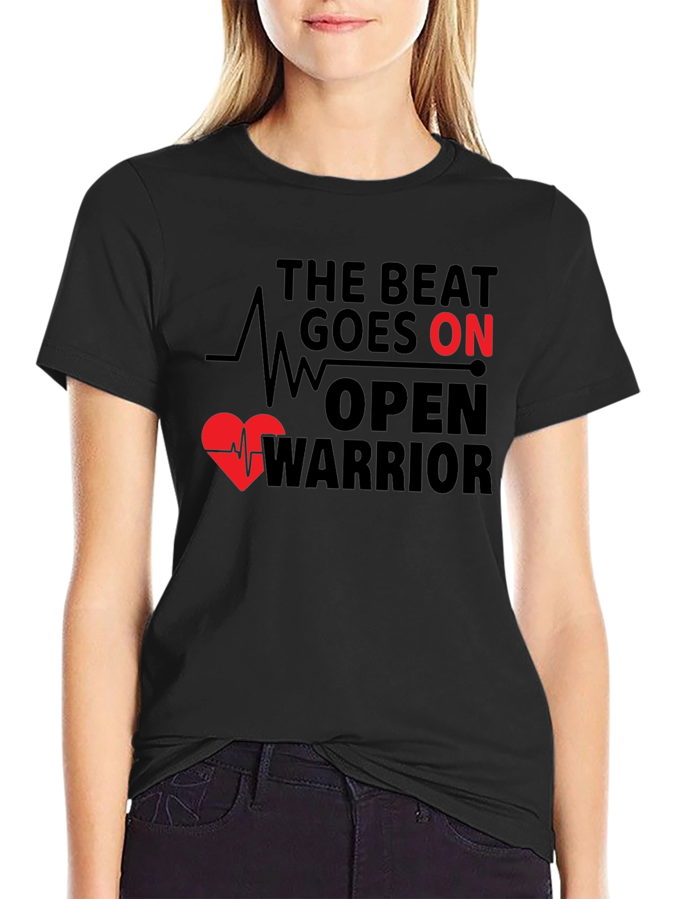 The Beat Goes On Open Warrior T-Shirt