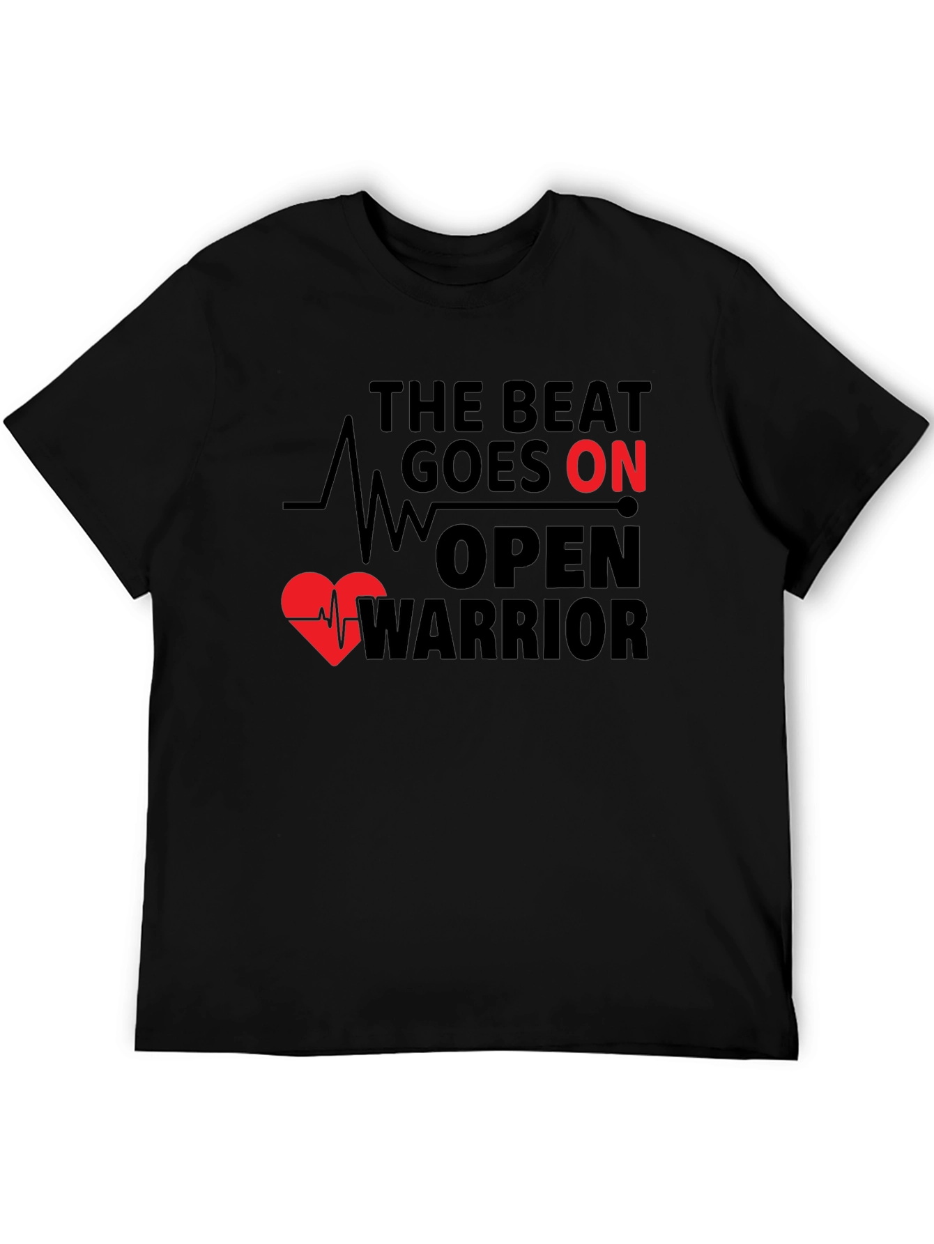 The Beat Goes On Open Warrior T-Shirt
