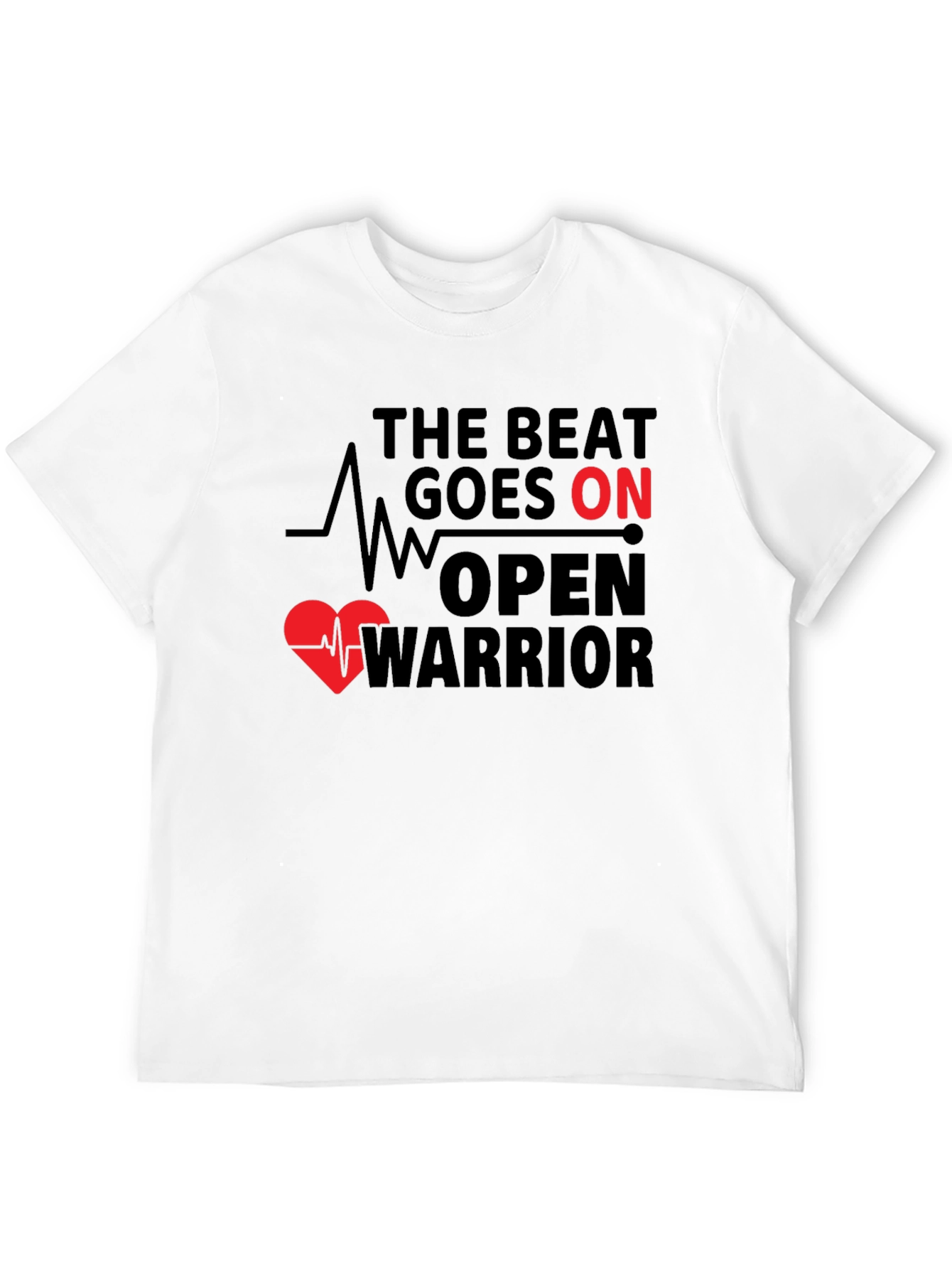 The Beat Goes On Open Warrior T-Shirt