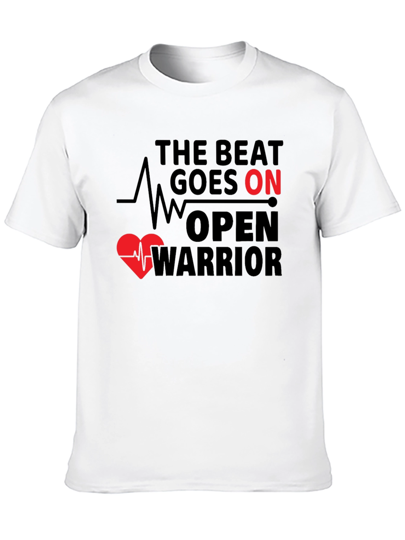 The Beat Goes On Open Warrior T-Shirt