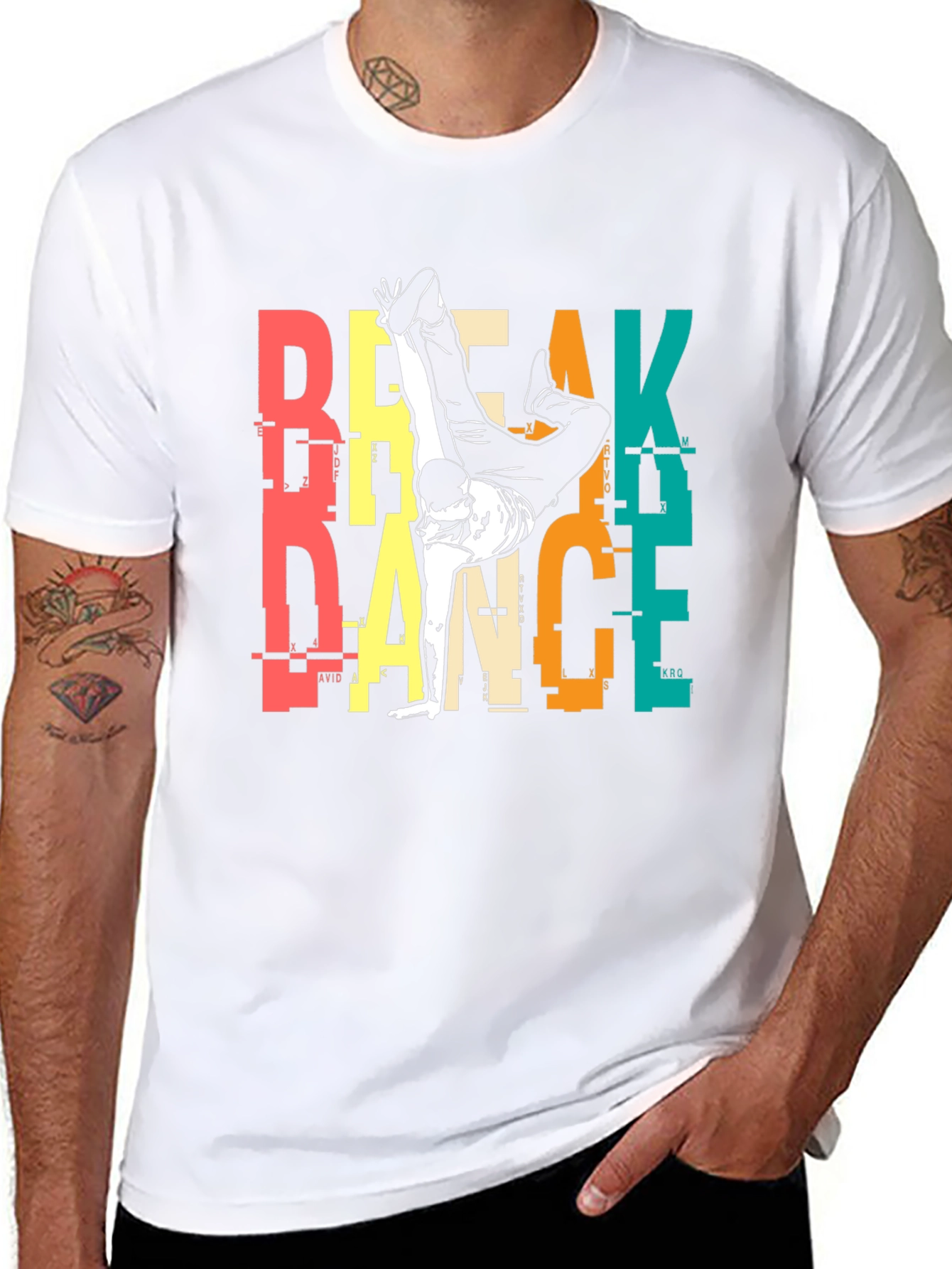 Breakdance Graphic Print Tee - Urban Style
