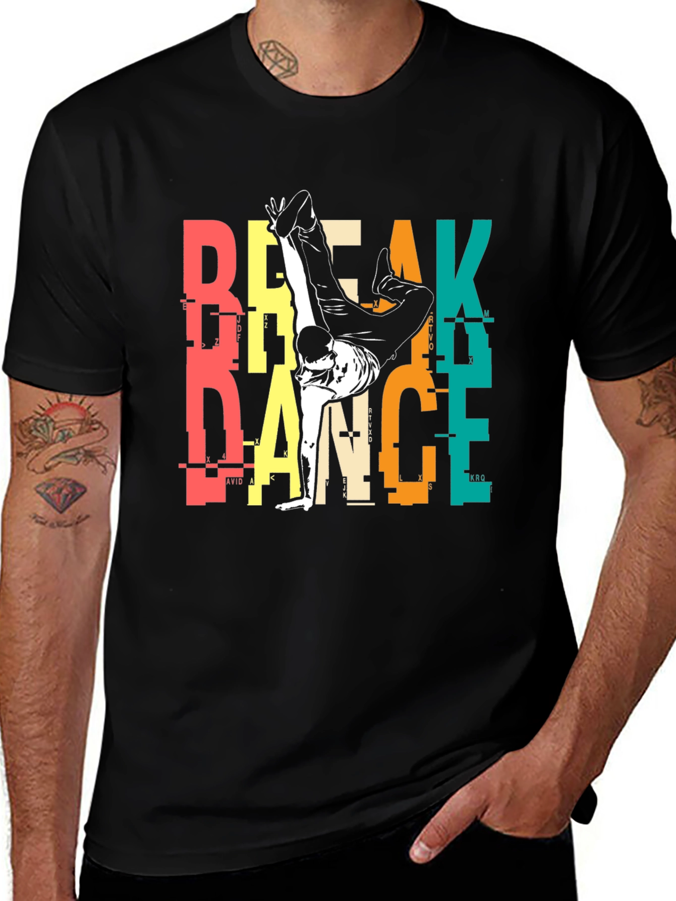 Breakdance Graphic Print Tee - Urban Style
