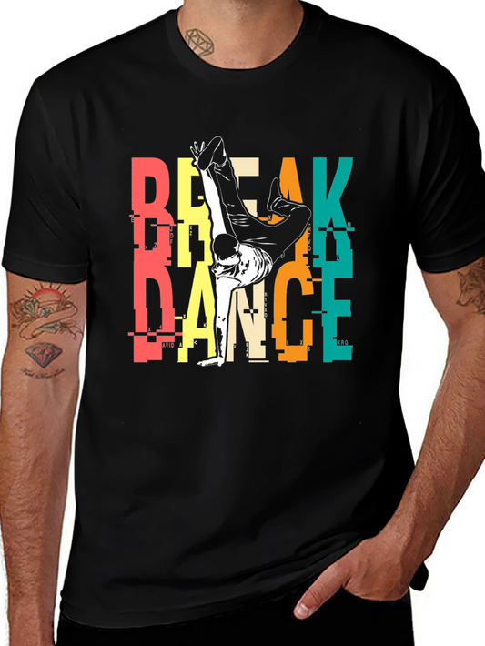 Breakdance Graphic Print Tee - Urban Style