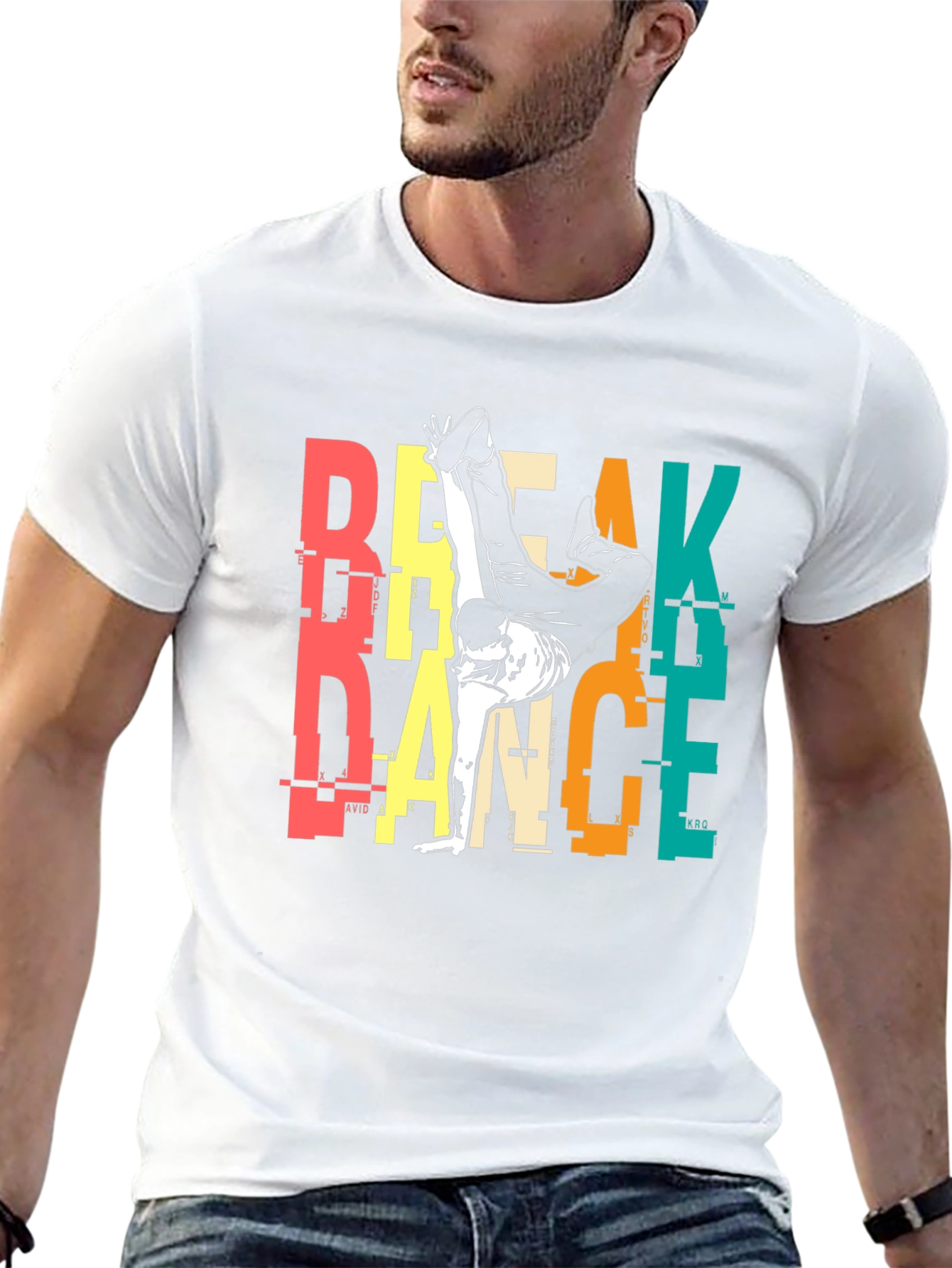 Breakdance Graphic Print Tee - Urban Style