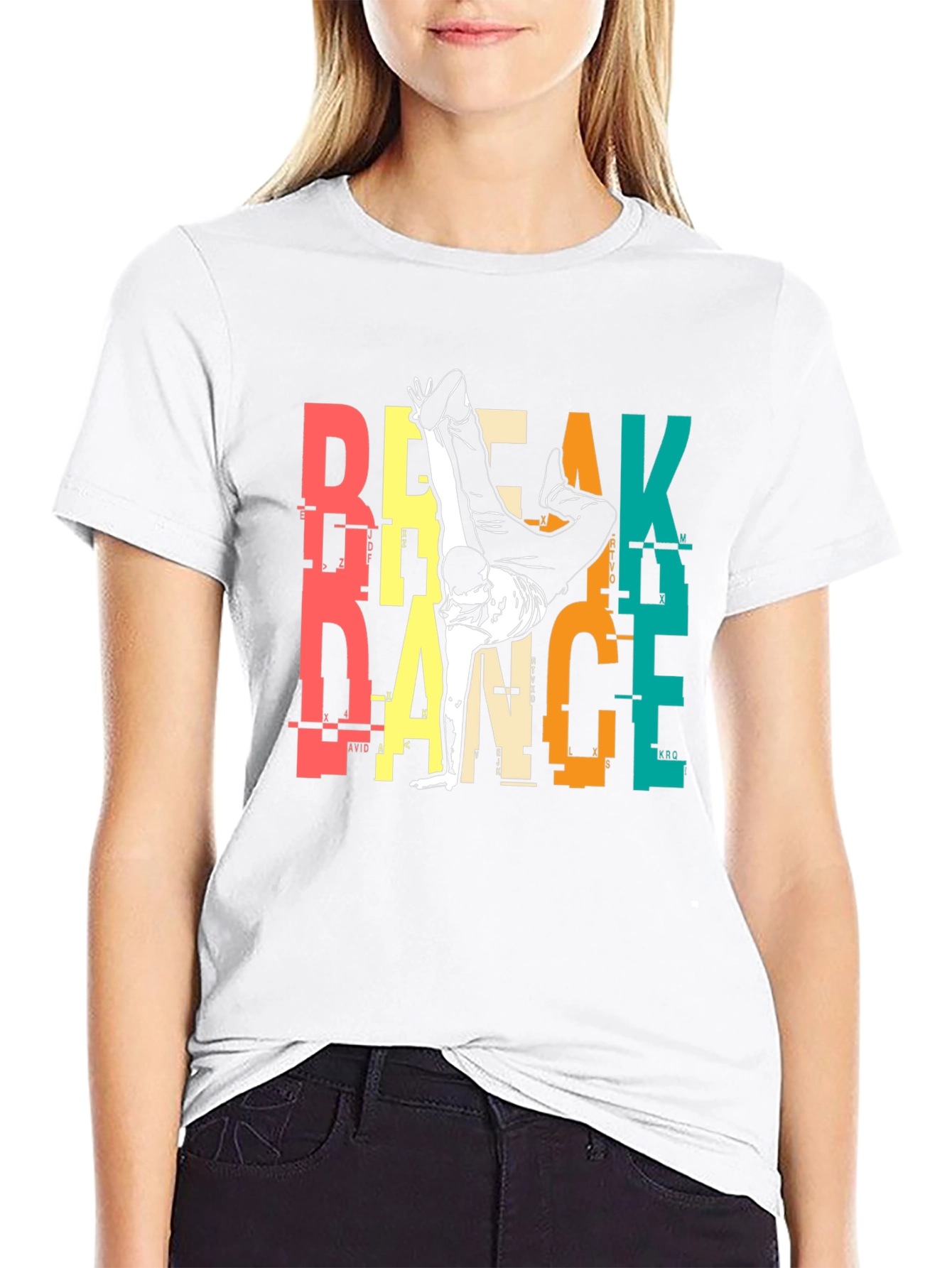 Breakdance Graphic Print Tee - Urban Style
