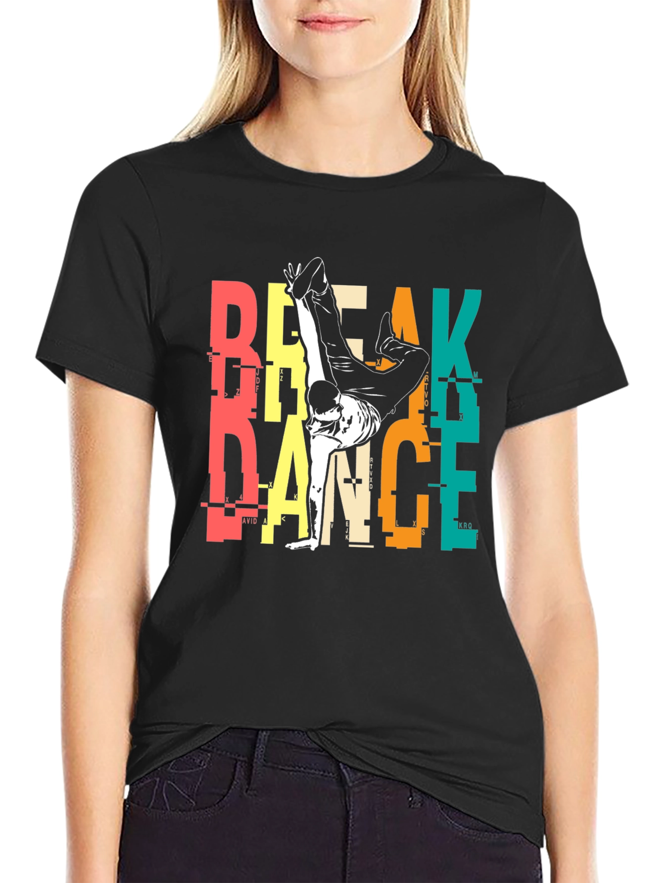 Breakdance Graphic Print Tee - Urban Style