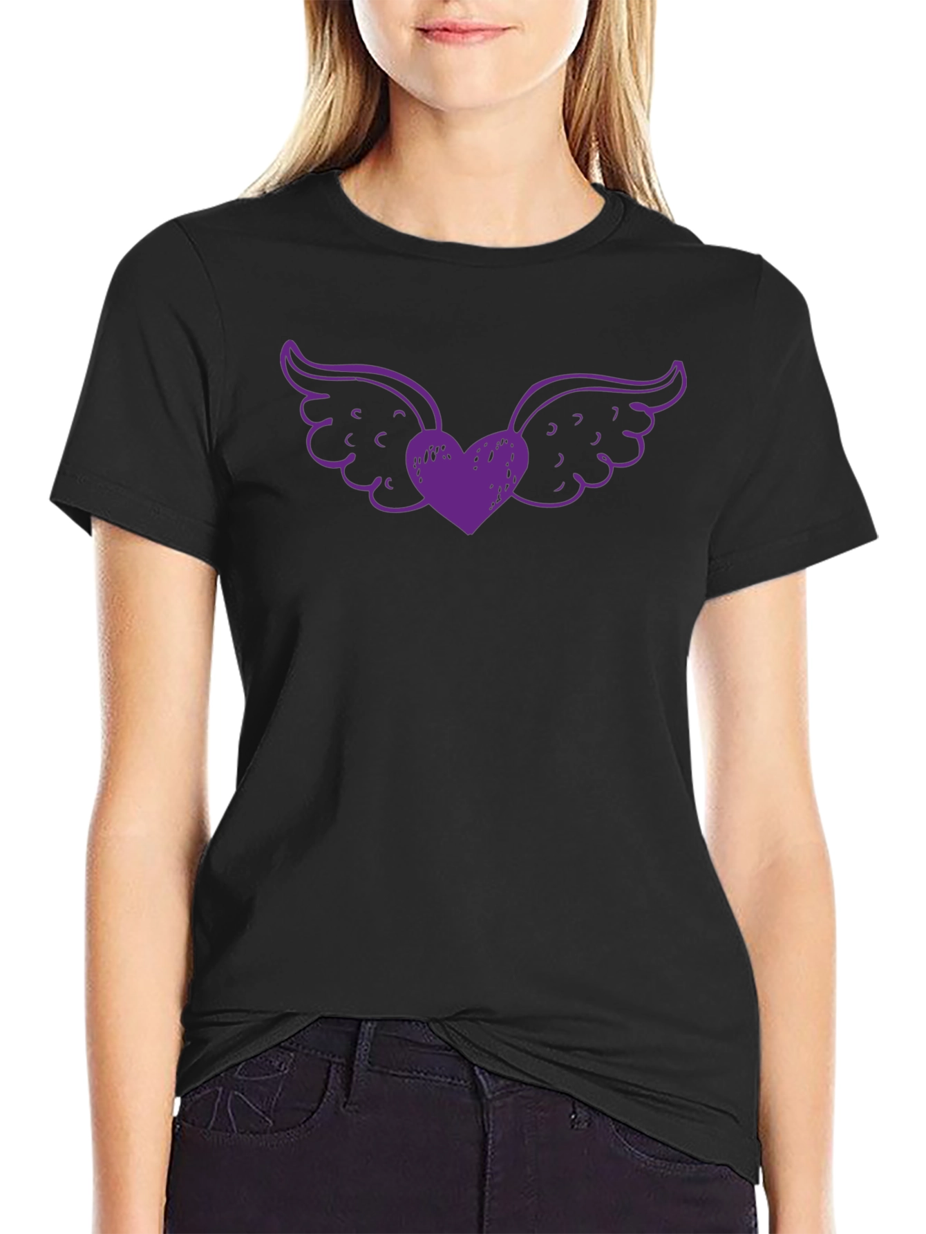 Heart with Wings Graphic Tee