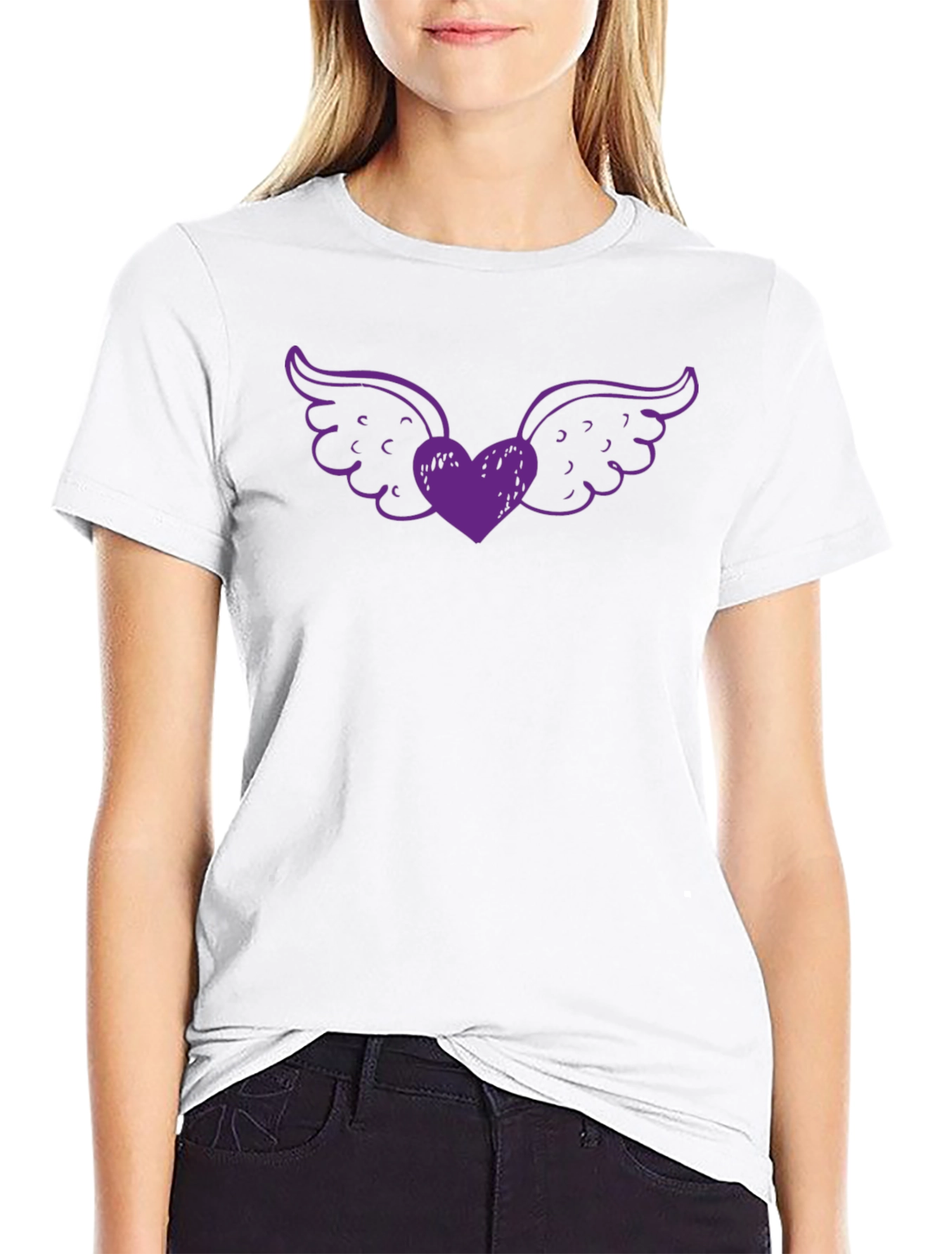 Heart with Wings Graphic Tee