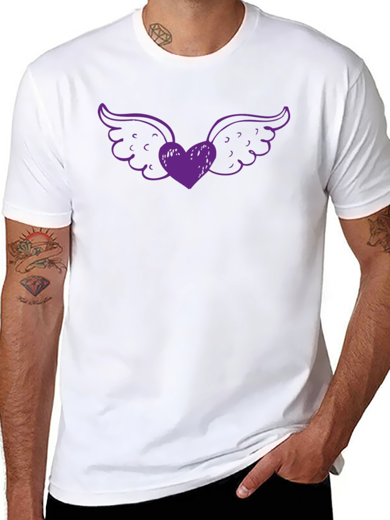 Heart with Wings Graphic Tee