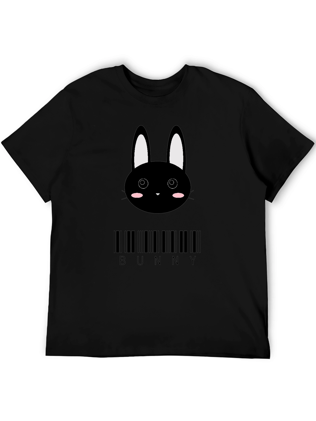 Black Bunny Barcode T-Shirt