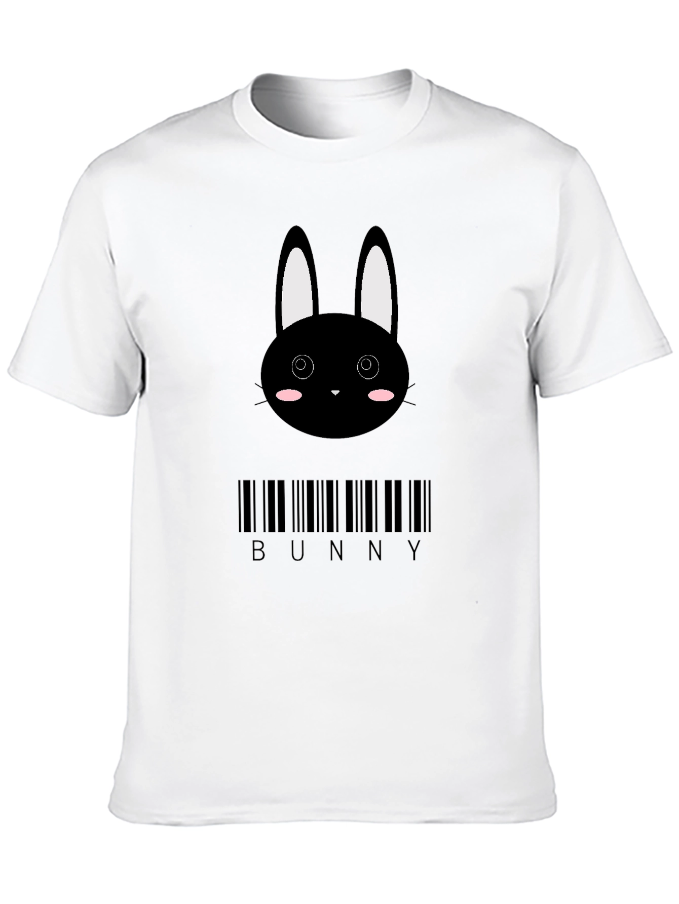 Black Bunny Barcode T-Shirt