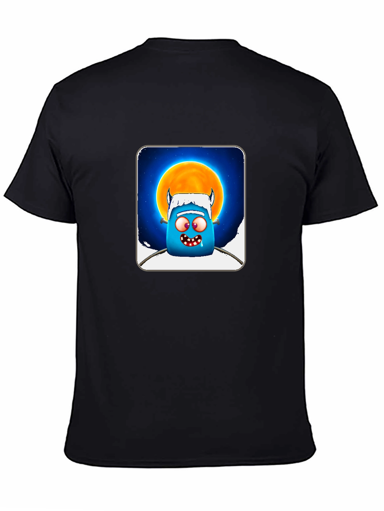 Funky Monster Graphic T-Shirt - Black