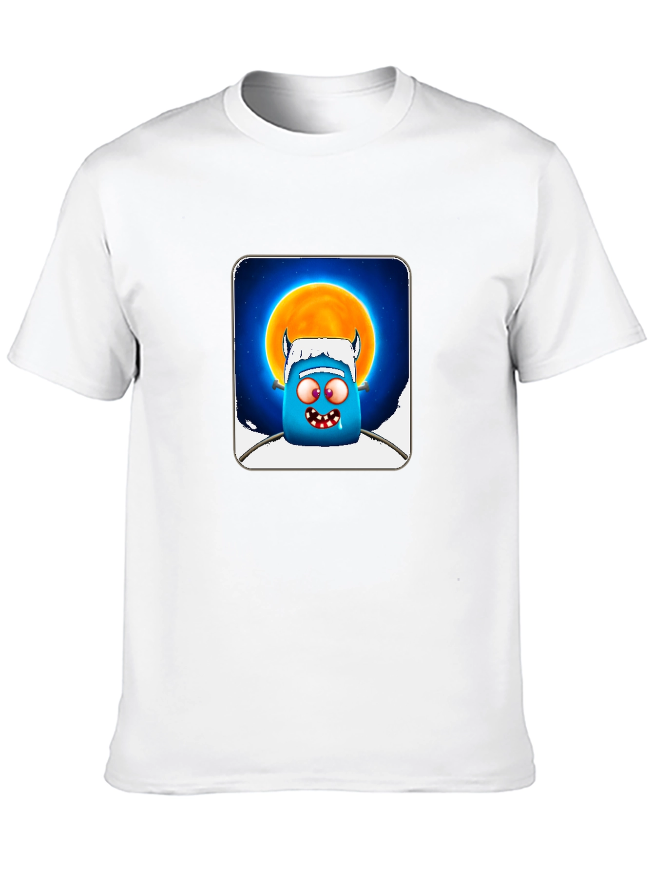 Funky Monster Graphic T-Shirt - Black