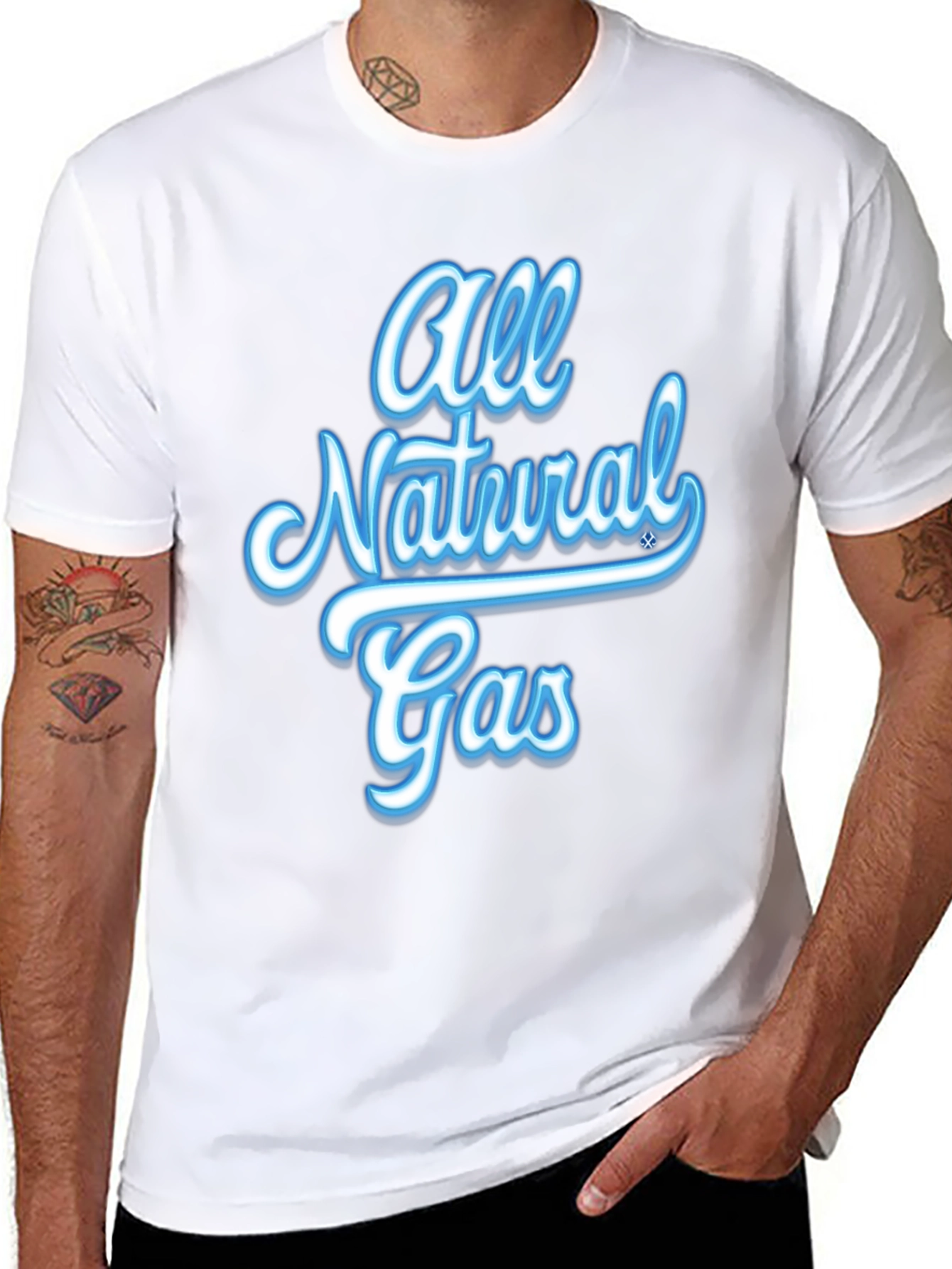 All Natural Gas T-Shirt - Soft Cotton Blend