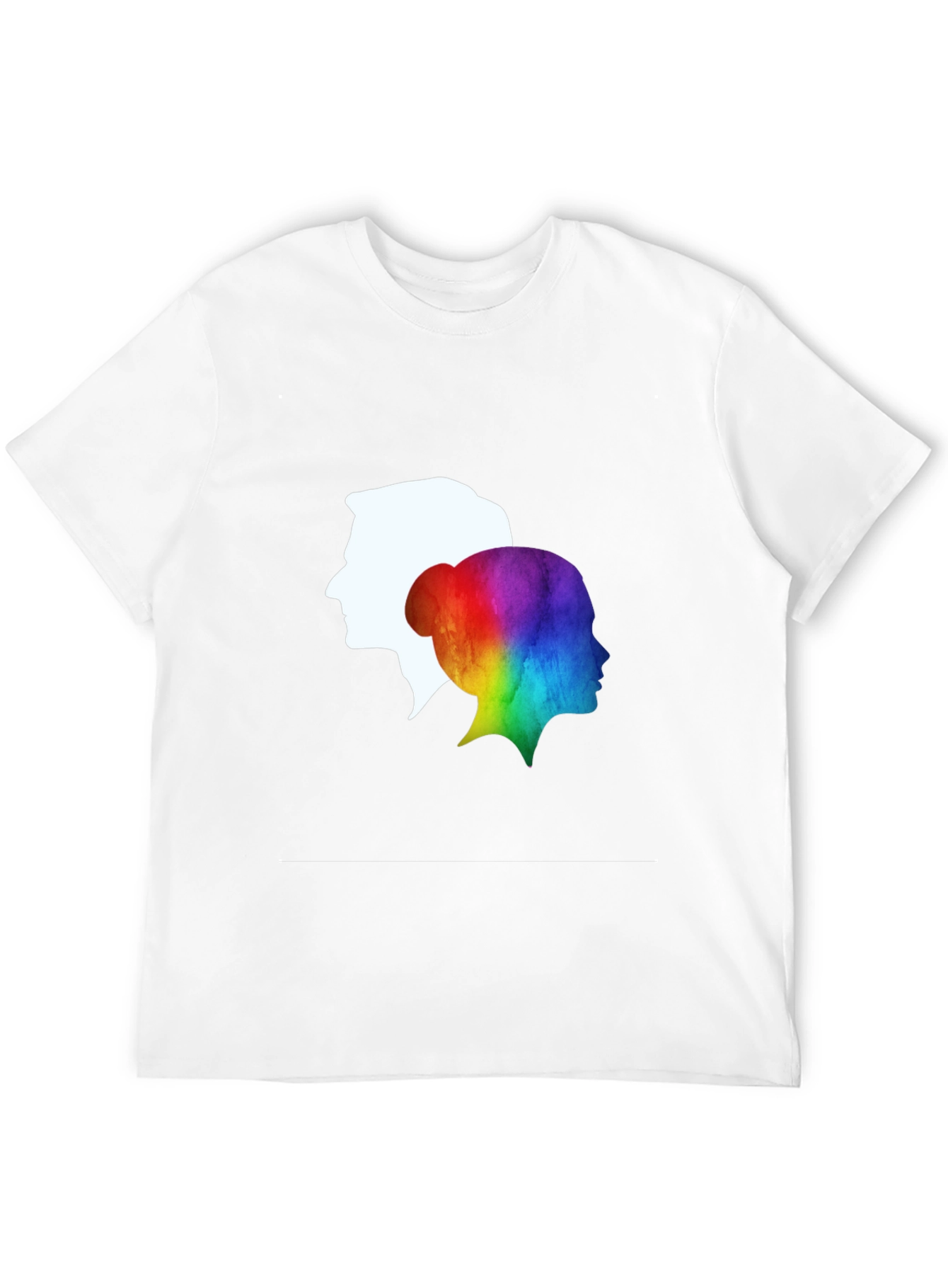 Couple Silhouette Rainbow T-Shirt