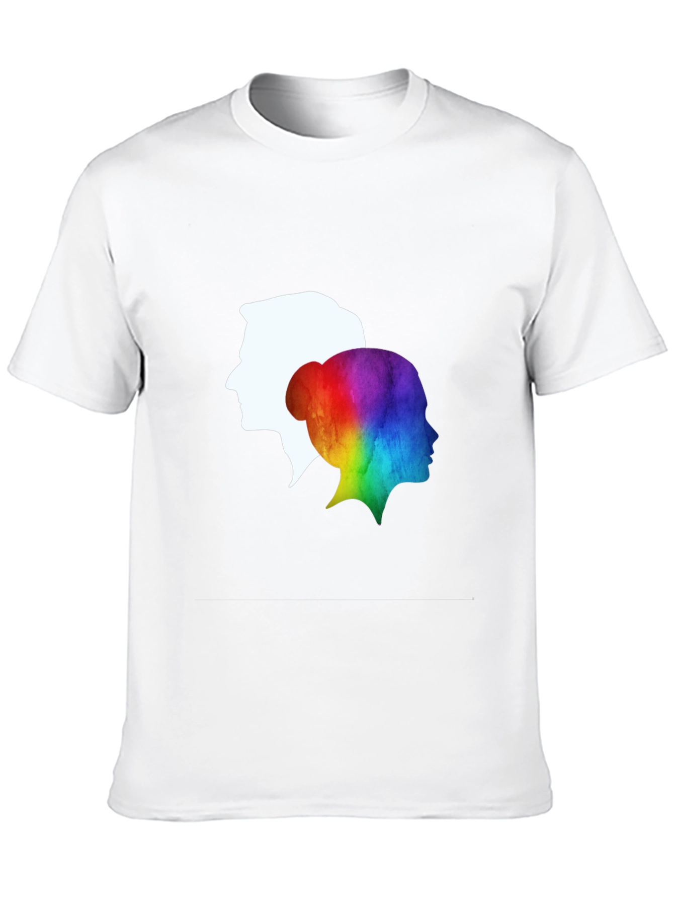 Couple Silhouette Rainbow T-Shirt