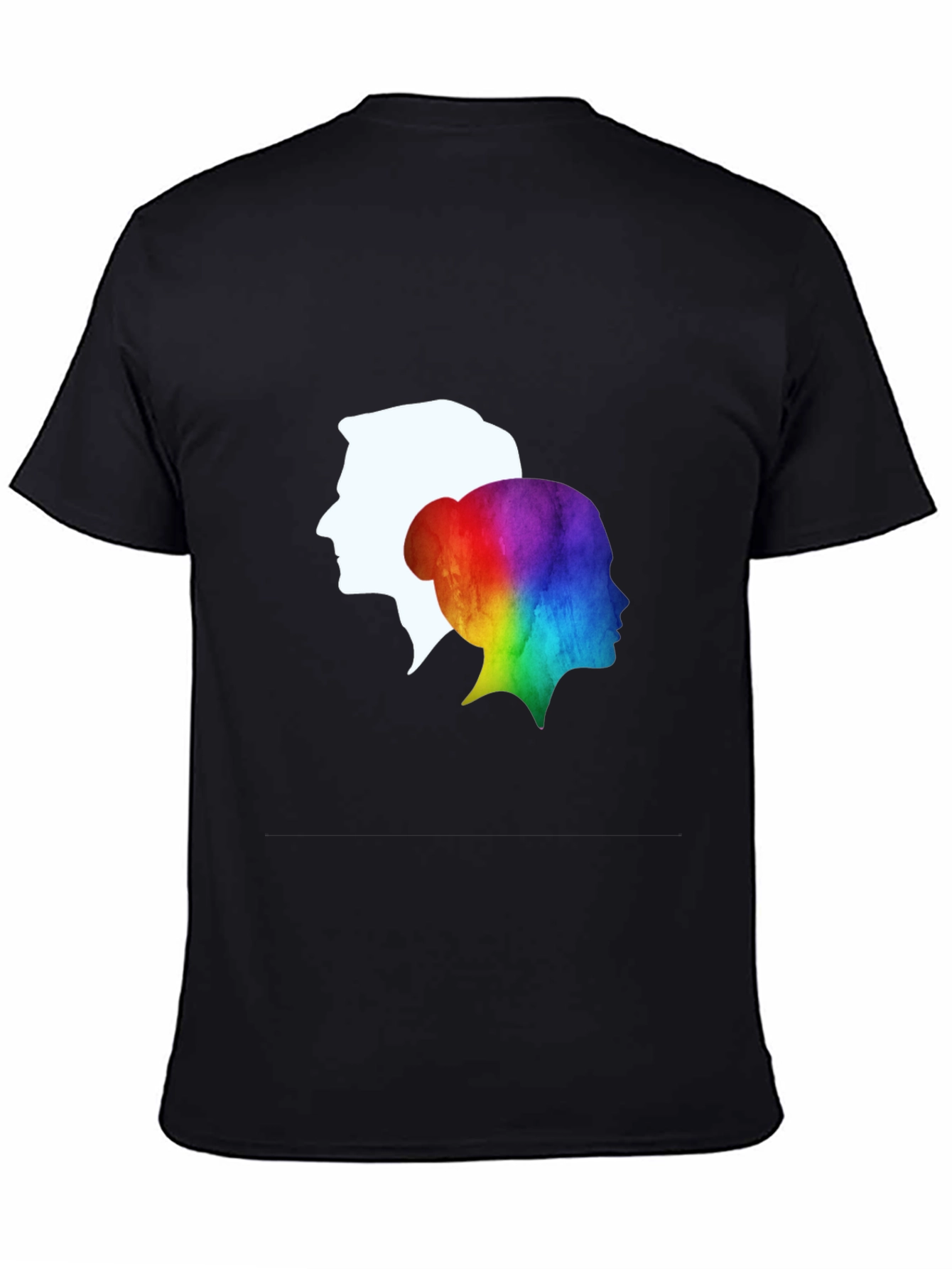 Couple Silhouette Rainbow T-Shirt