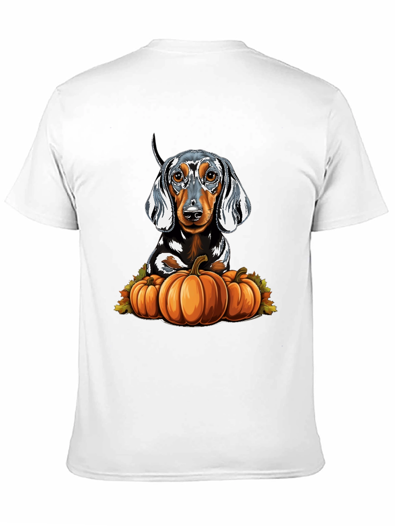 Dachshund & Pumpkins Graphic Tee