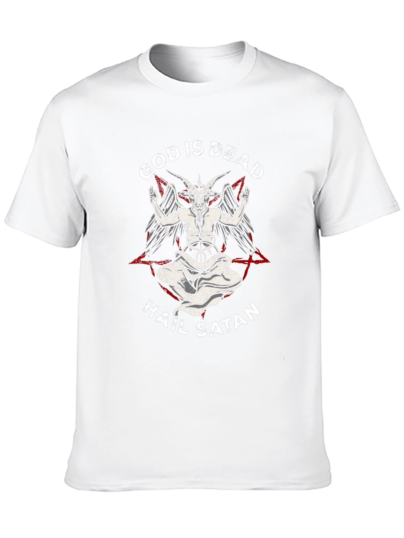 God is Dead Hail Satan Graphic Tee